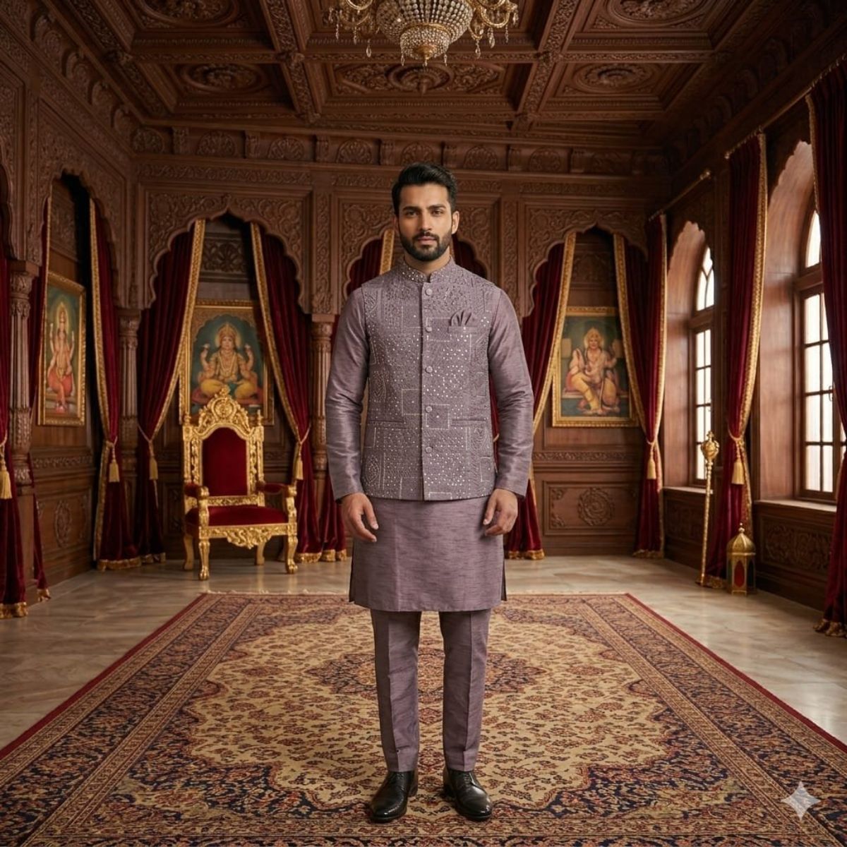 Variation Men's Kurta Pajama Set