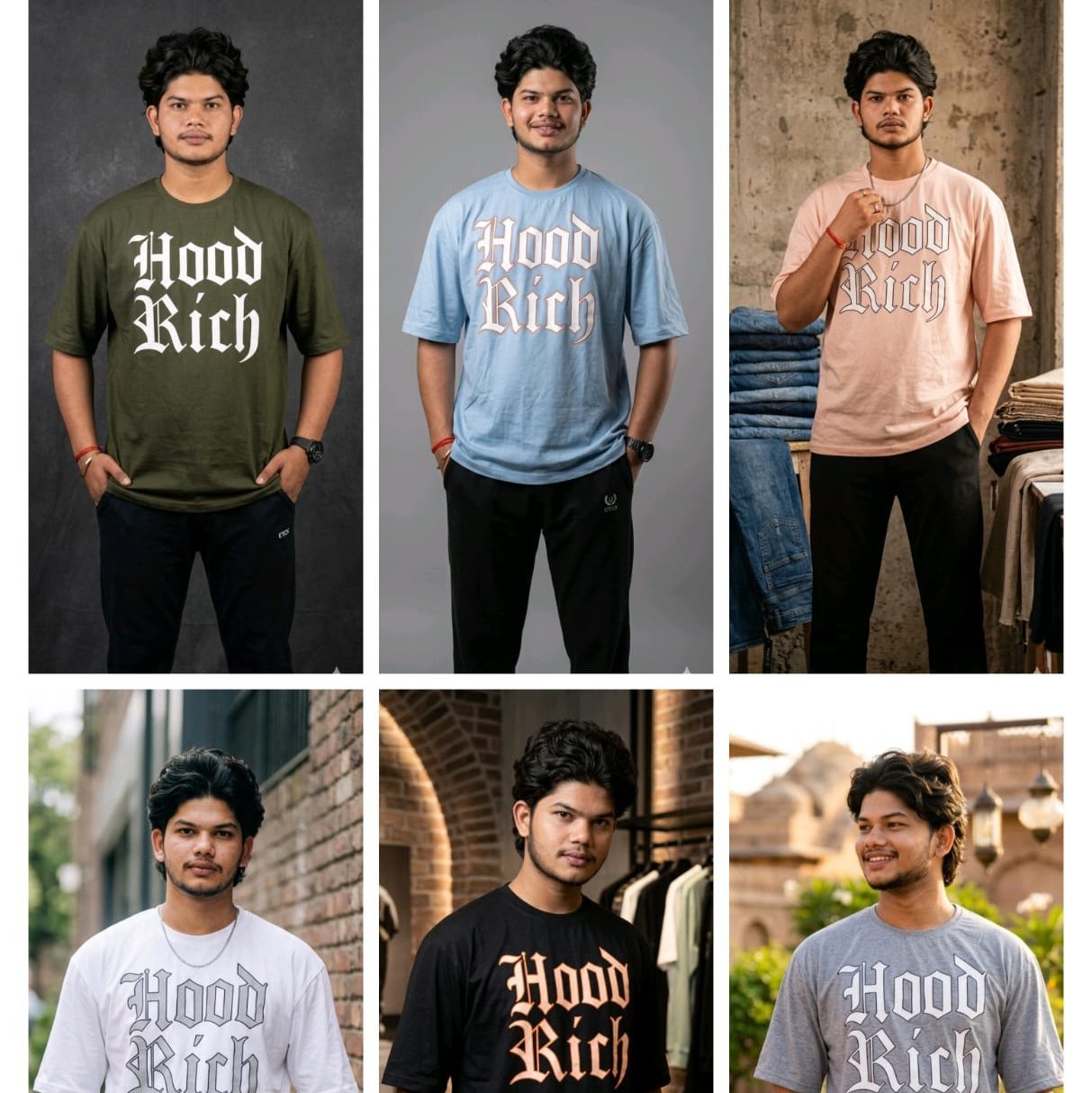 T-SHIRT FOR MEN M TO 2XL SIZE PC SINKER FABRIC