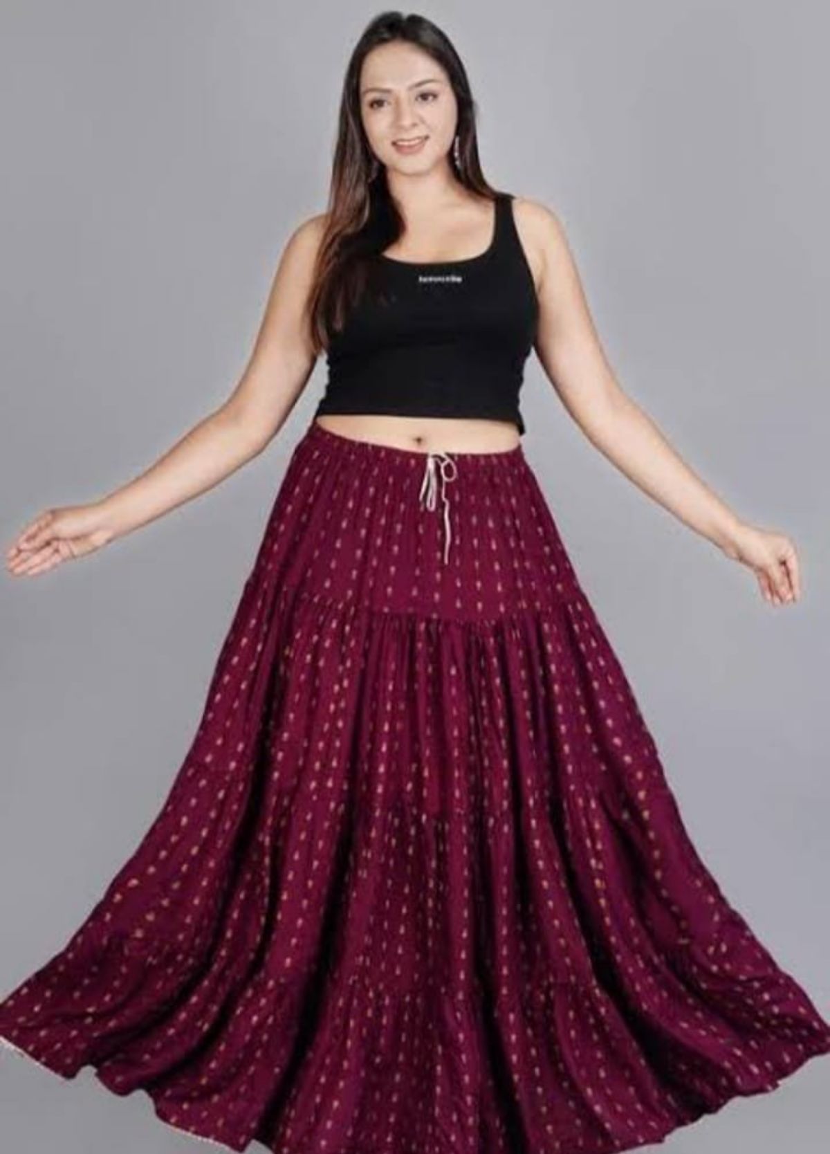 Women's Printed Cotton Skirts