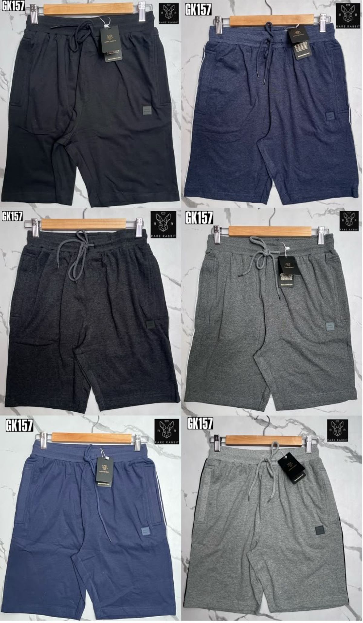 RARE RABBIT MENS DOUBLE POCKET SHORTS M to 2XL