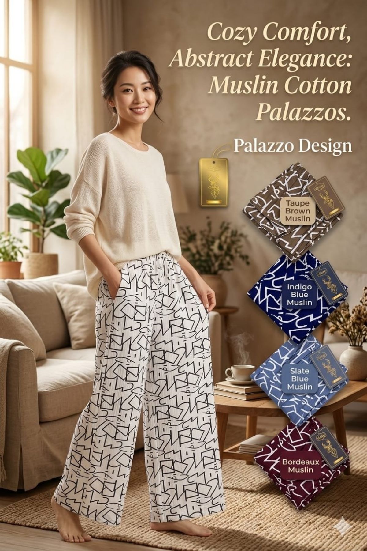 Women's Imported Palazzo -0229