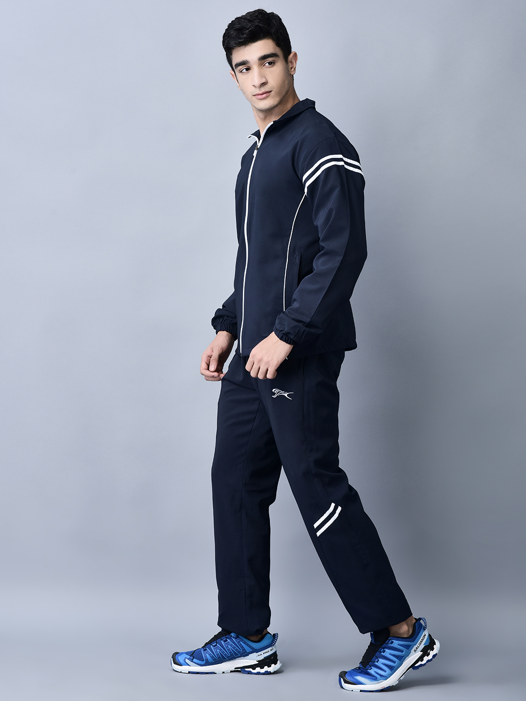 Men's Tracksuit  448B-NS-Navy/White-M