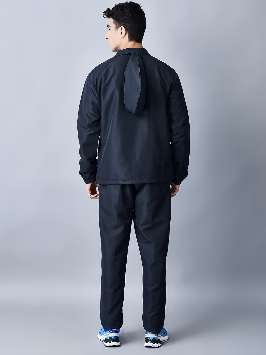 Men's Tracksuit  493A-Navy/Cyan-3XL-TZ