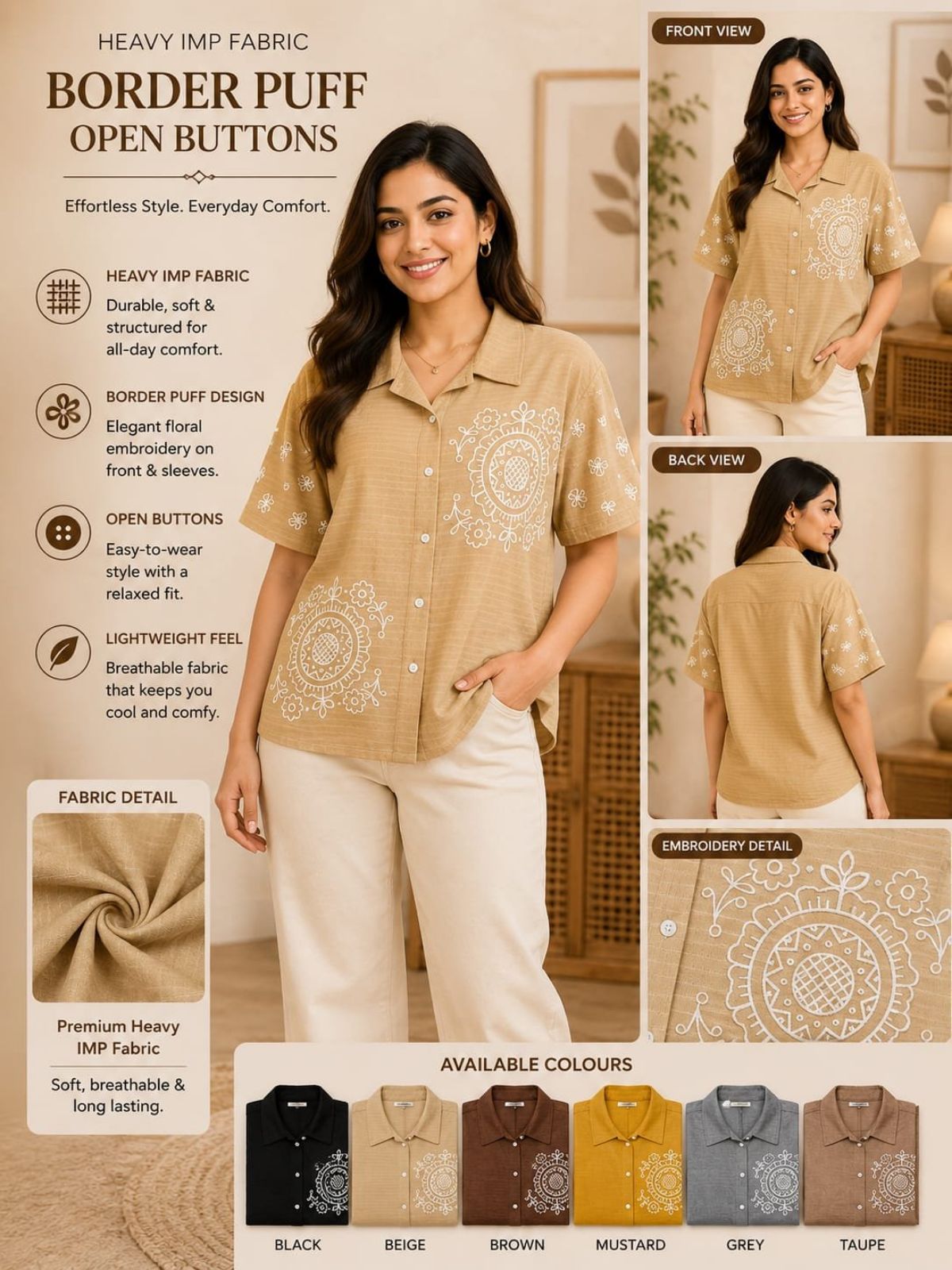 Women's Zakat Patch Shirts-0322