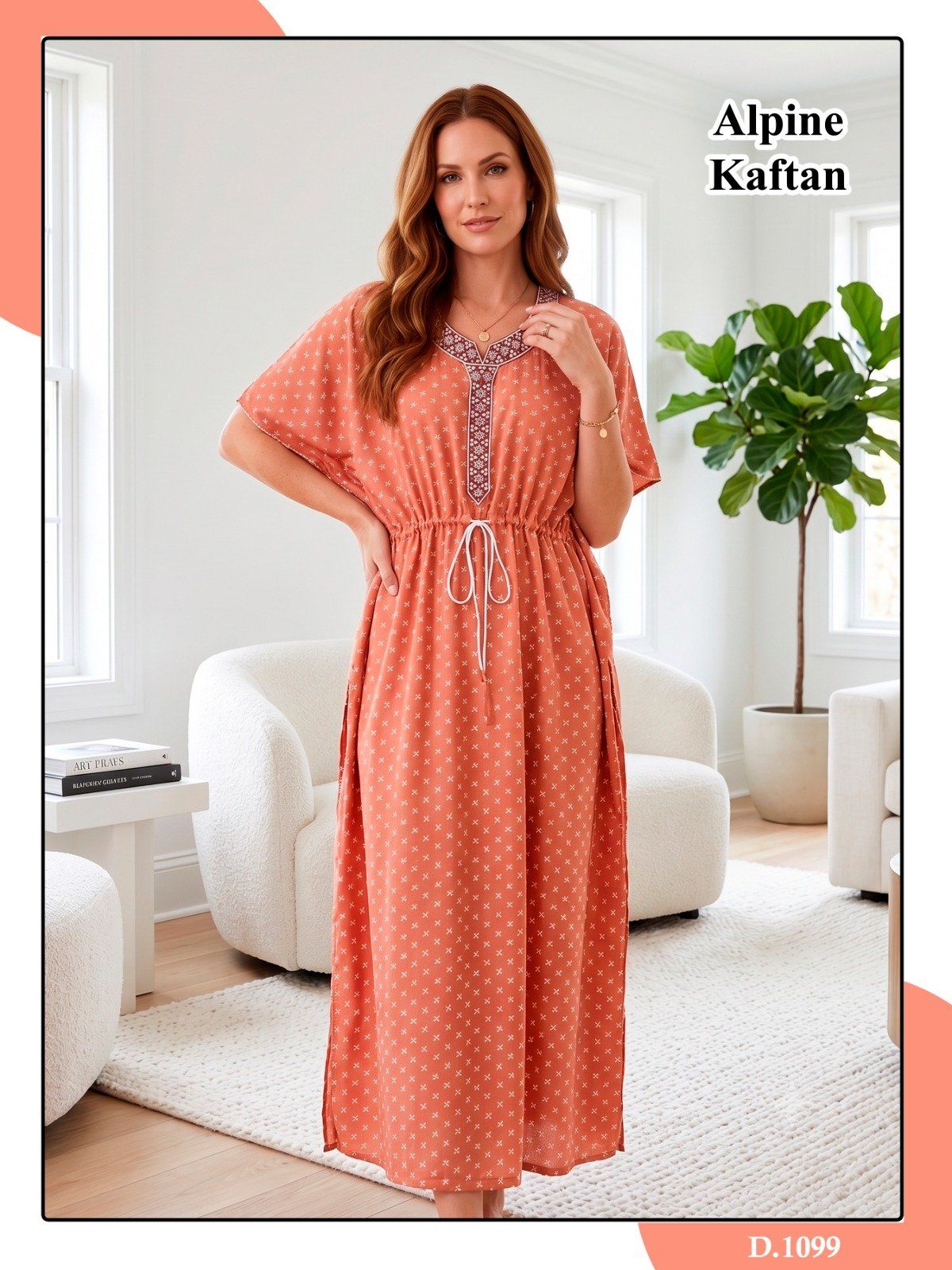 Women Alpine Premium Nighties Kaftan Fancy Pattern