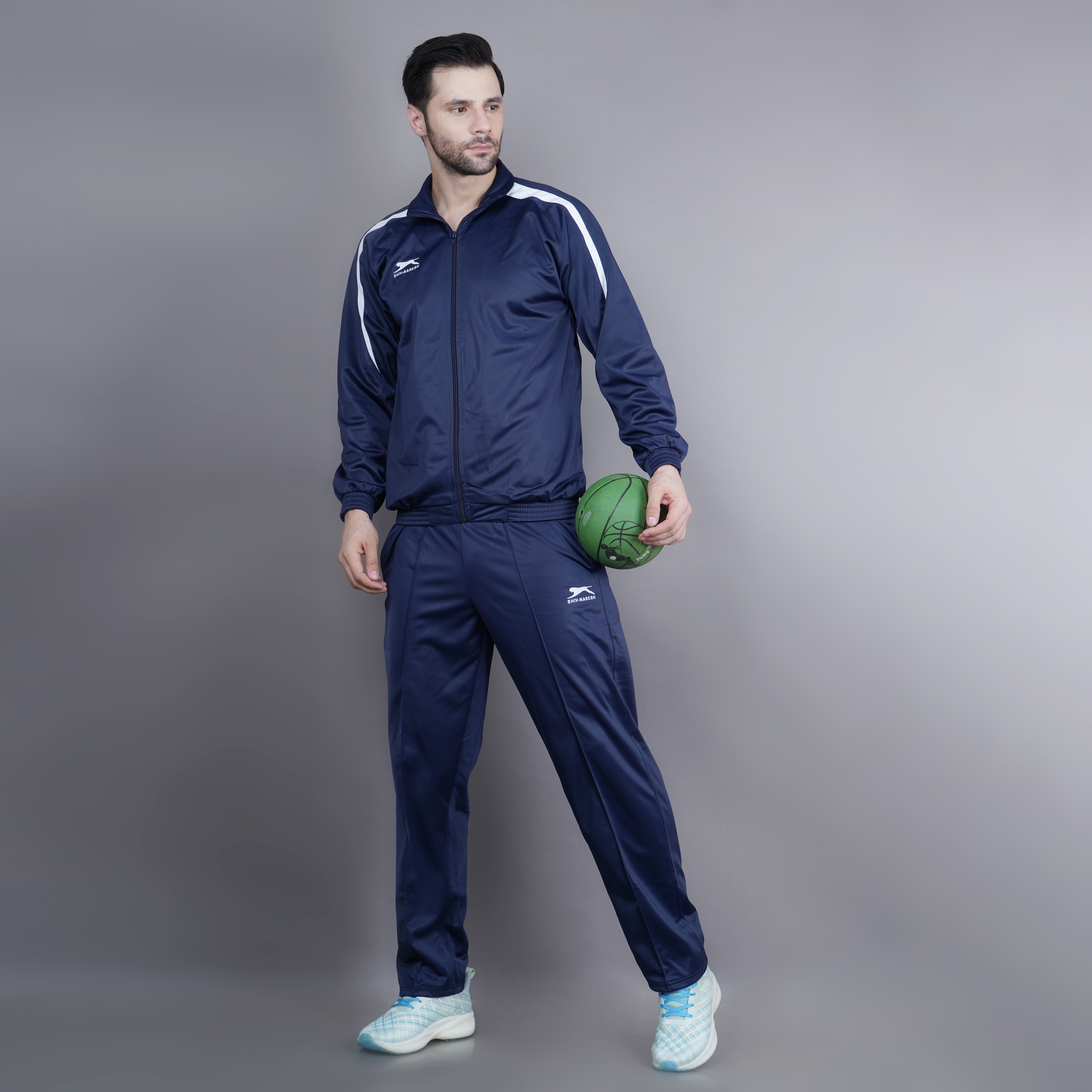 Men's Tracksuit  462B-TP-Navy/White-XL