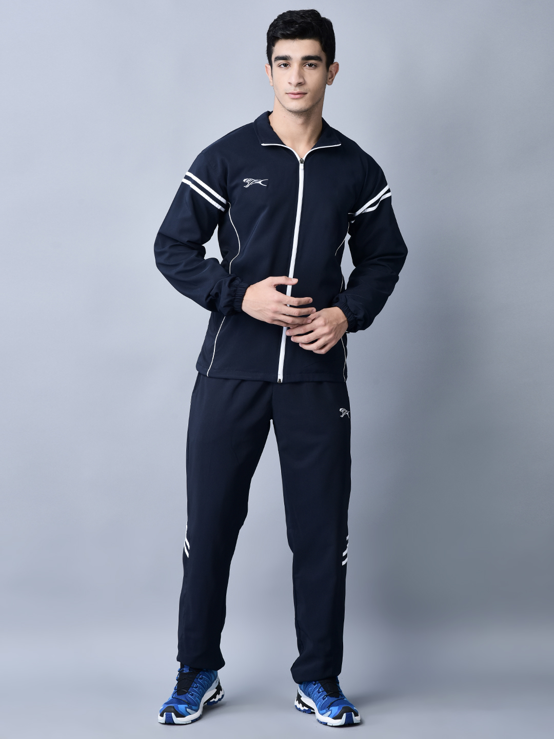 Men's Tracksuit  448B-NS-Navy/White-M