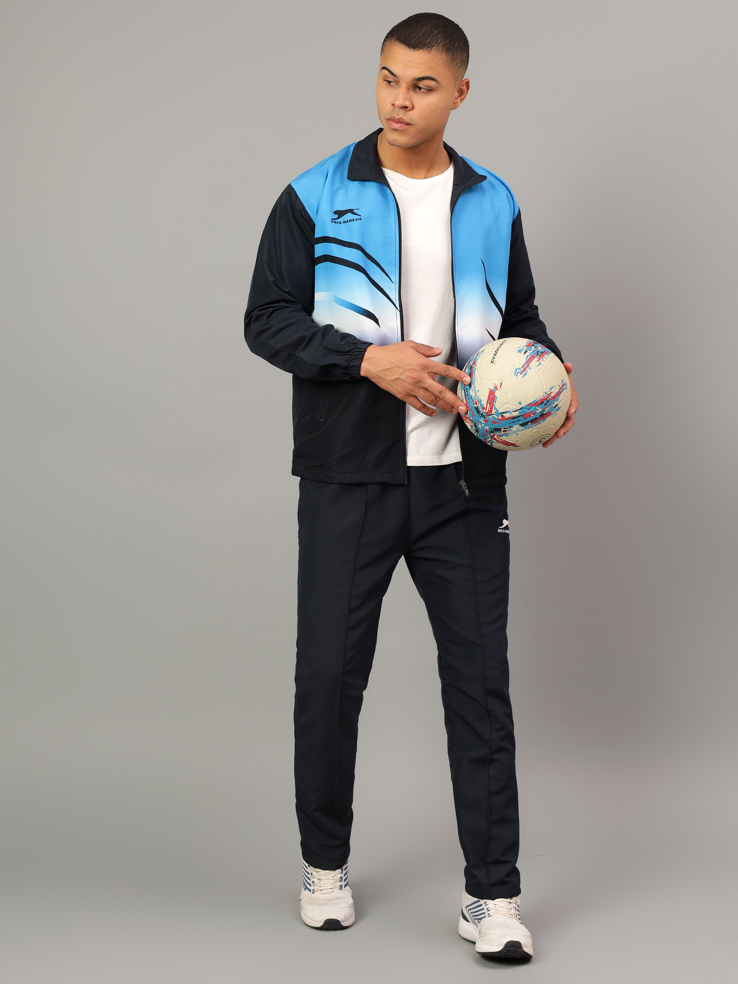 Men's Tracksuit  D-SNTSTZHS965_Navy/Cyan/White_S_TZ