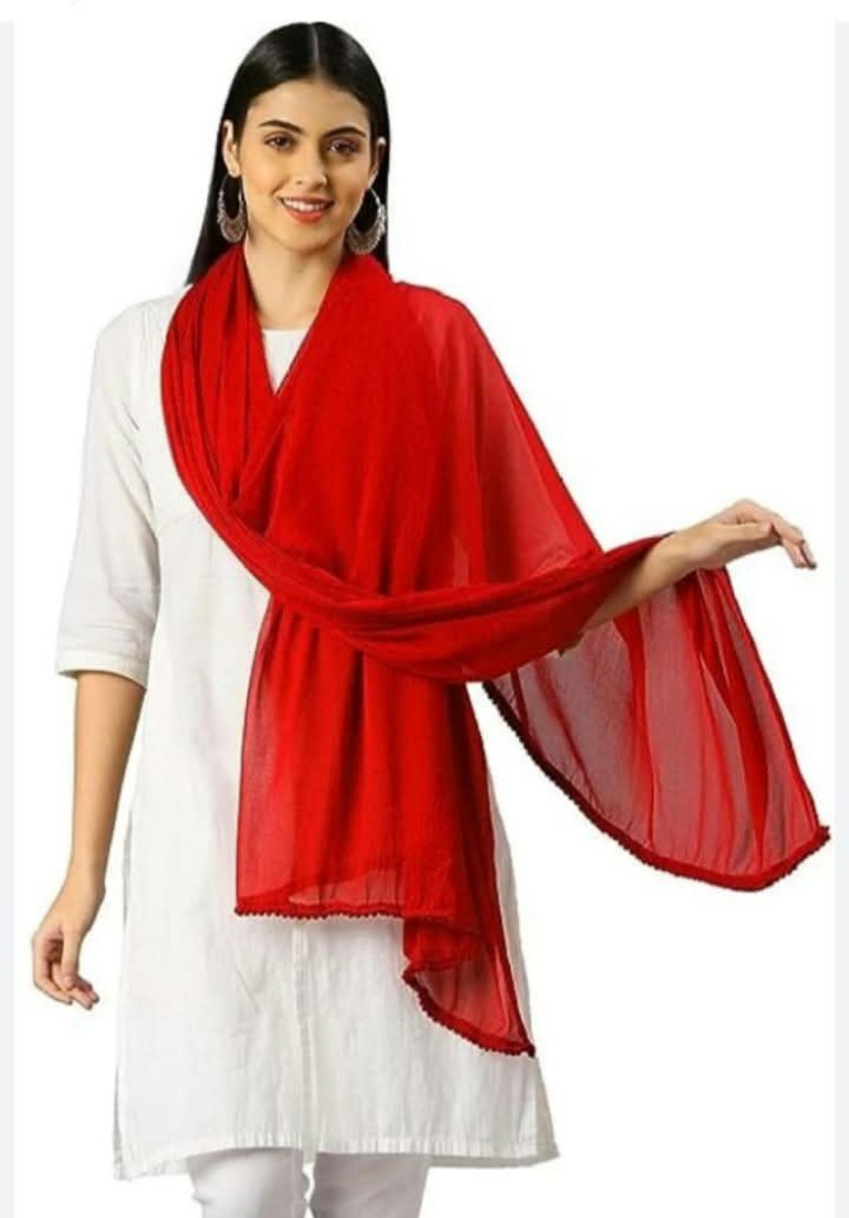 Women's Plain Dupatta