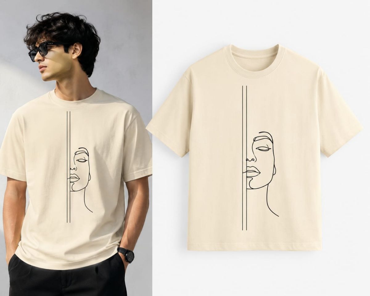 Cotton Blend Printed Unisex T-Shirts