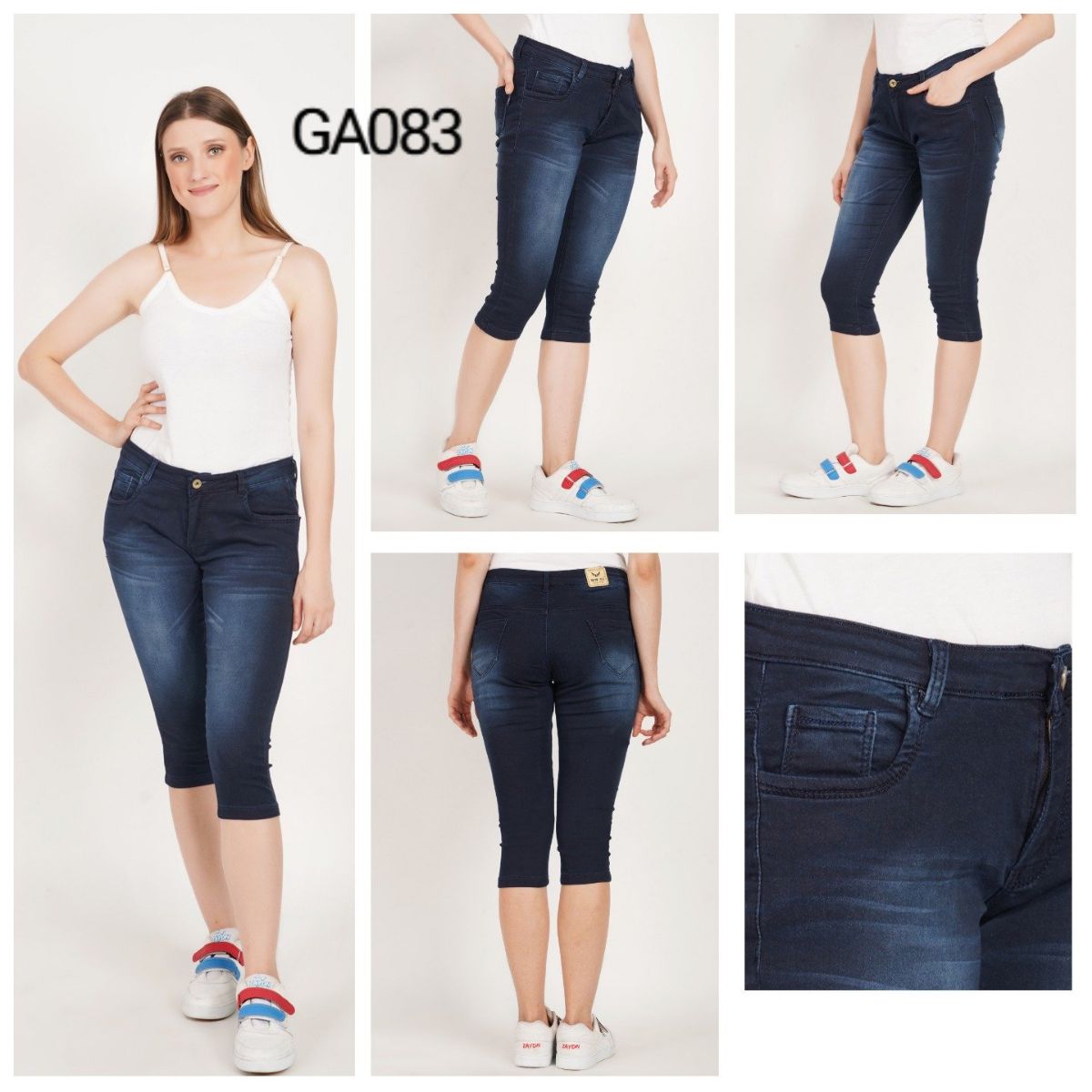 Women's Capri Jean's- D No-GA083