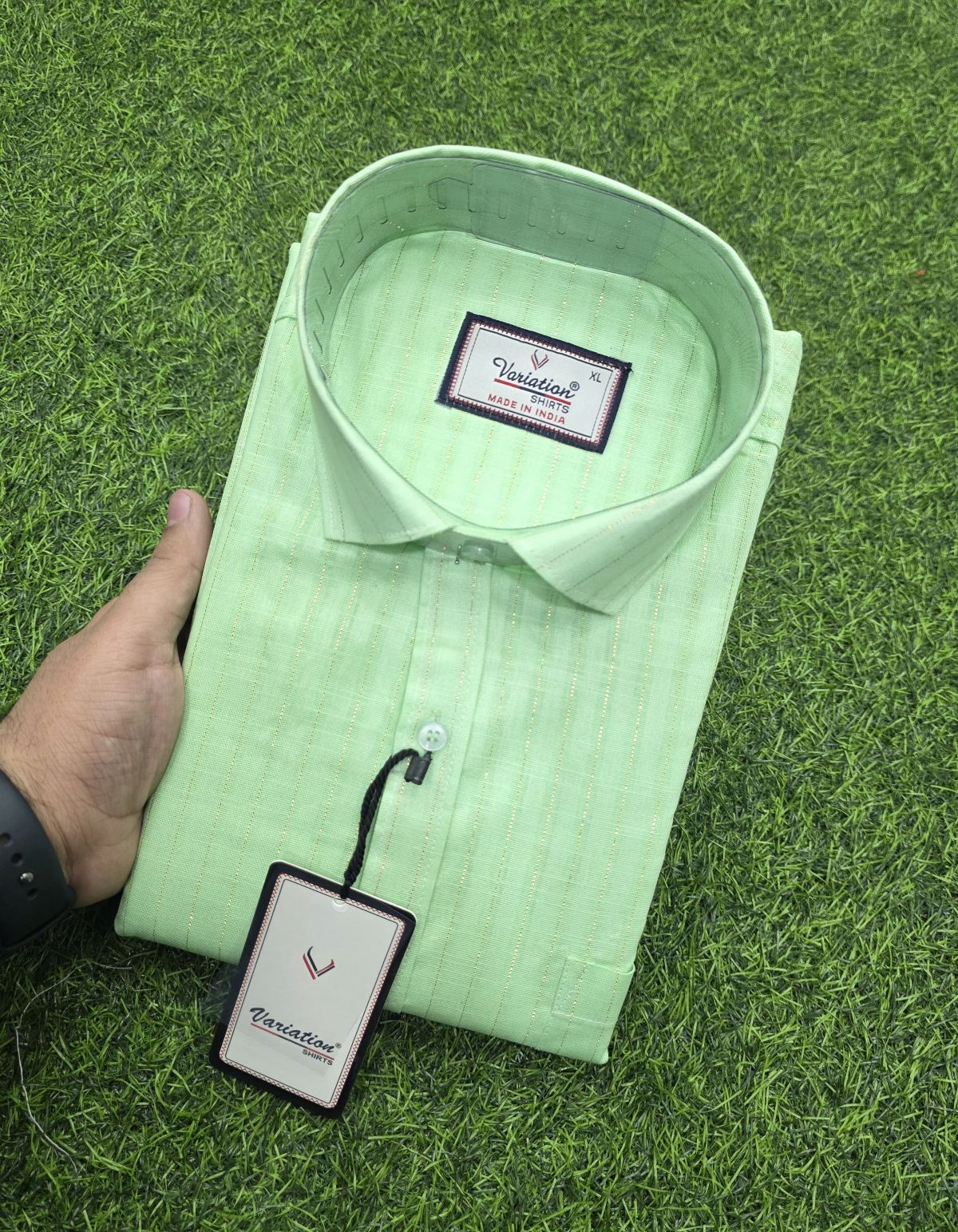 Variation Papper Cotton Stripes Men's Shirts