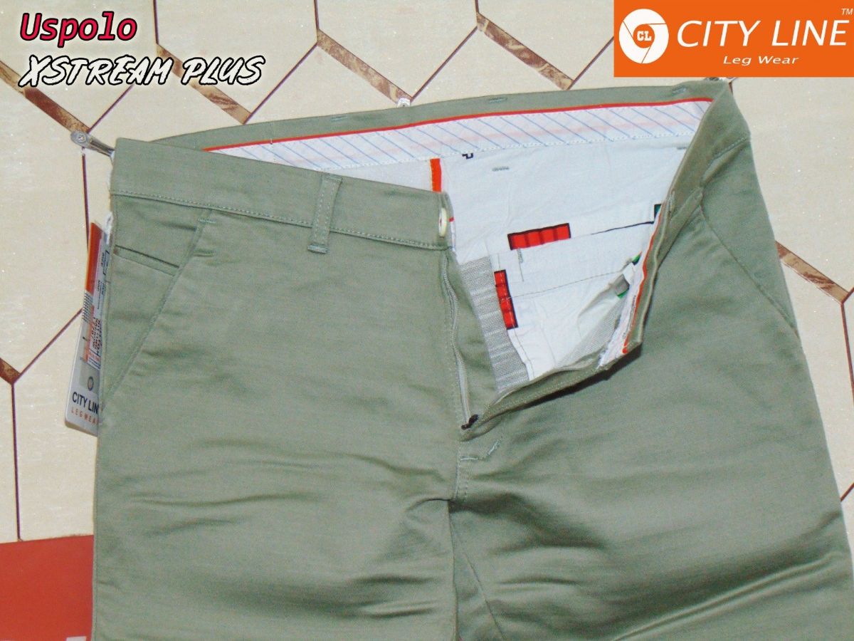 Men's cotton Knitted Premium US POLO Mint Green Pant- 9073