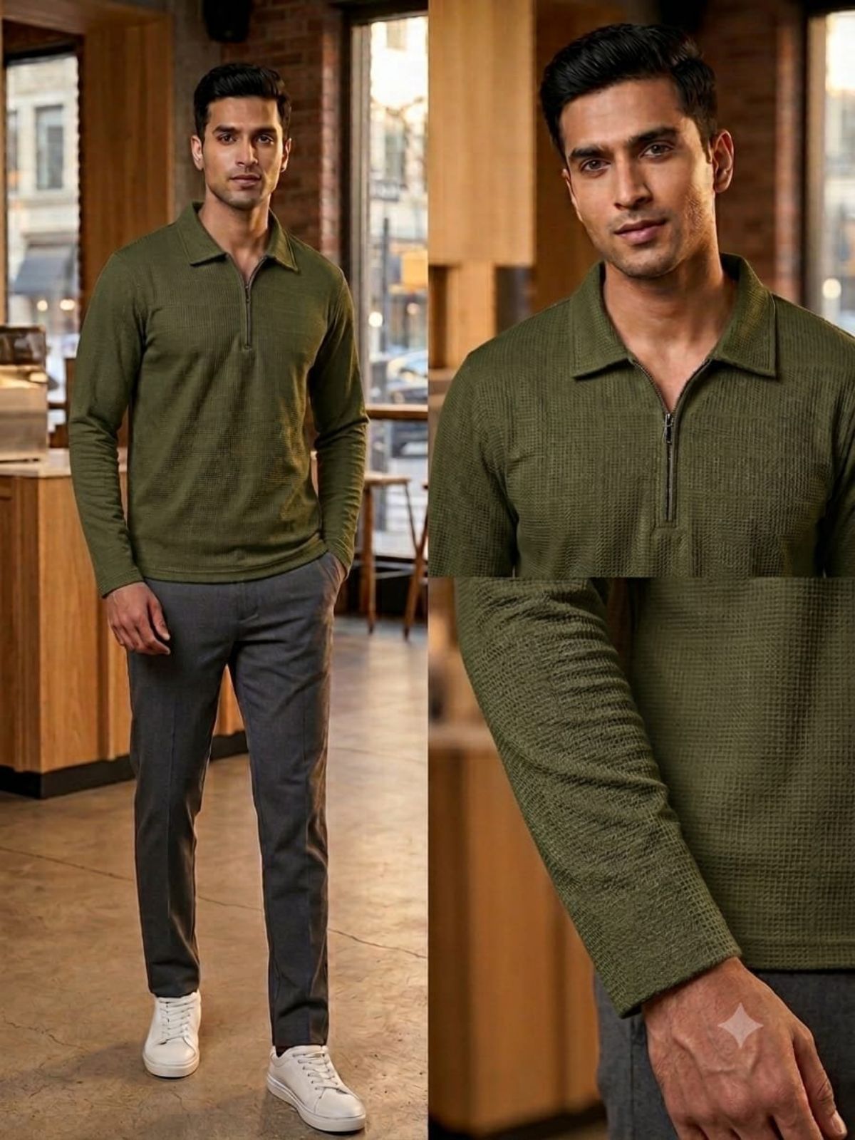 Men's Full Sleeves T-shirts Set -Magicfit 2076