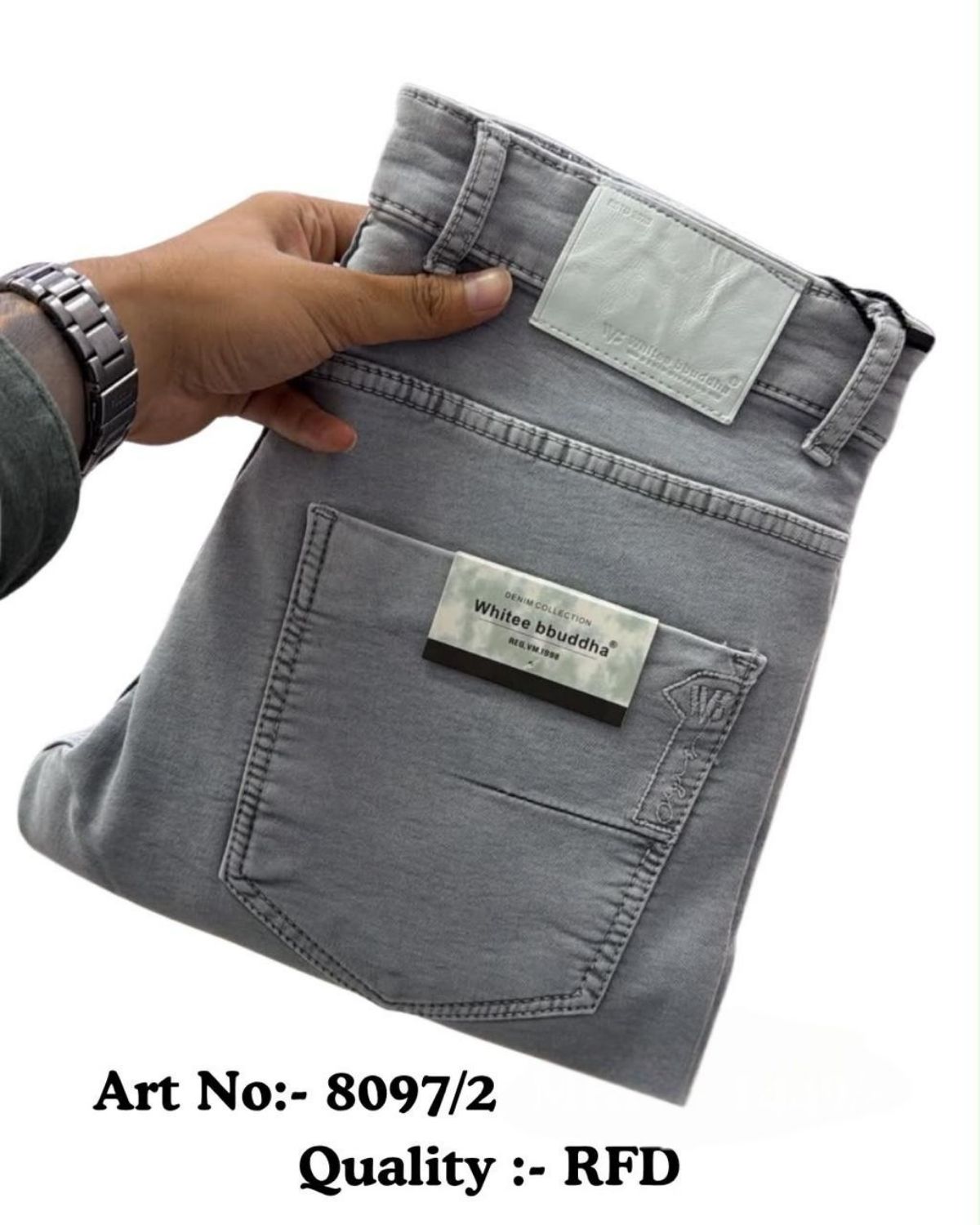 Whitee Budhha Men's Denim Narrow Fit Jeans -8097/2