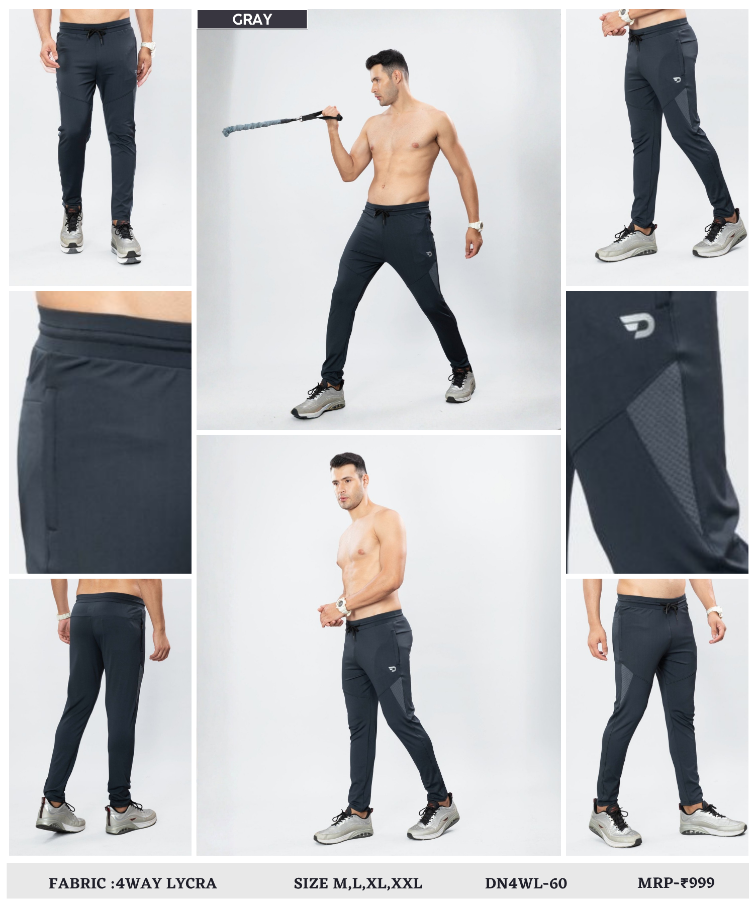 Imported 4way Taiwan Lycra Lower ( 280 GSM)