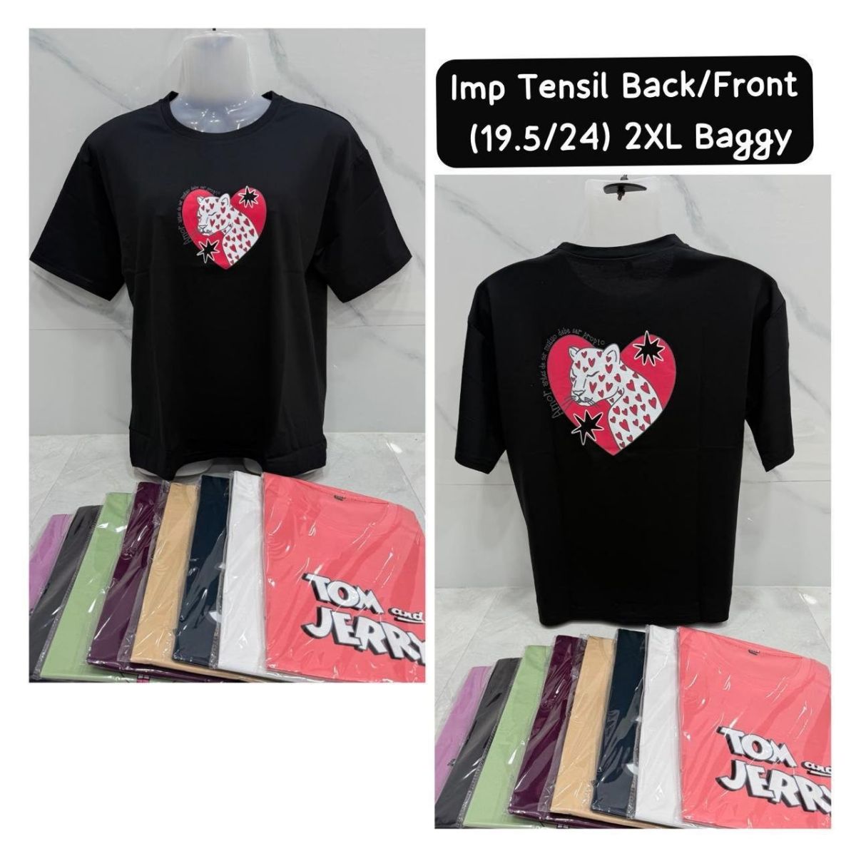 Women's Tencil 2XL Front Back T-shirts