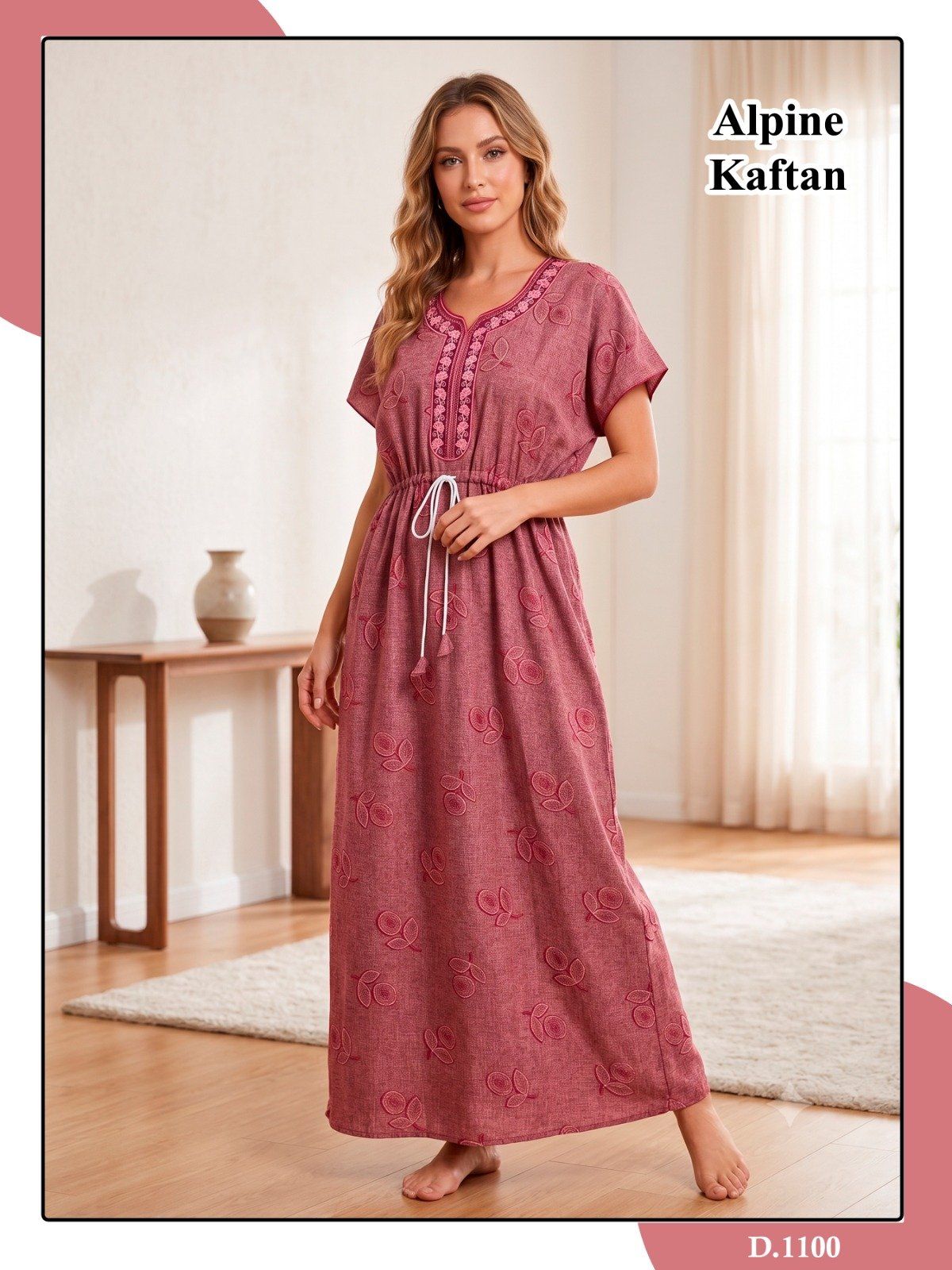 Women Alpine Premium Nighties Kaftan Fancy Pattern