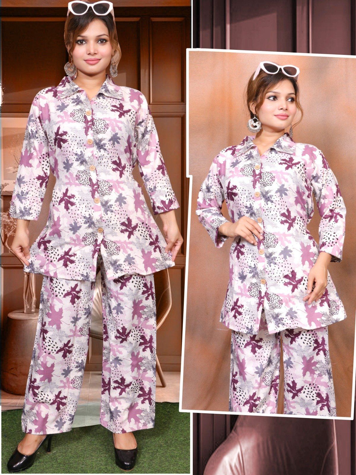 Cotton Co-Ord Set For Girls