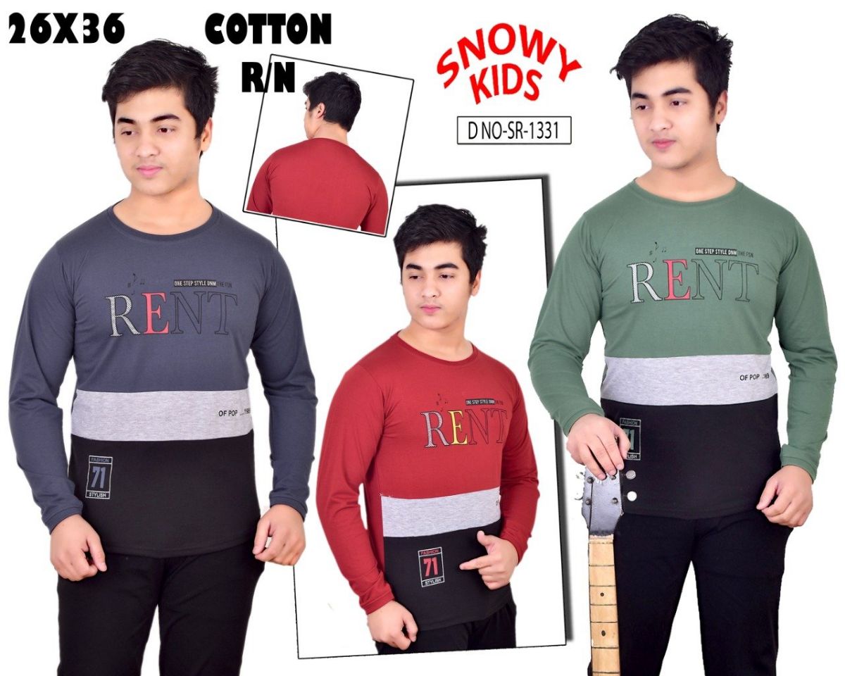 Kids Full Sleeve T-shirts - SR-1331