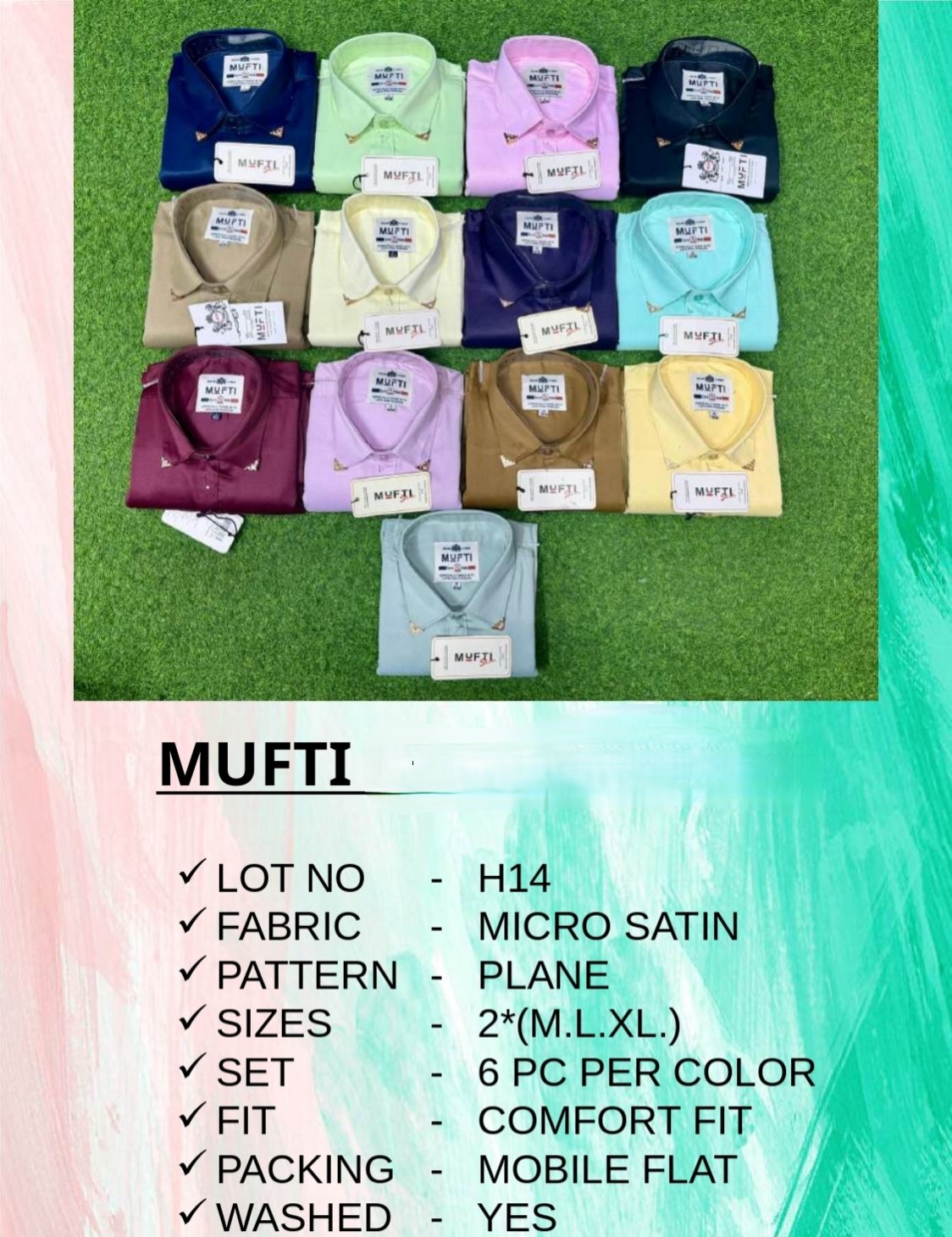 Men's Shirts- MUFTI