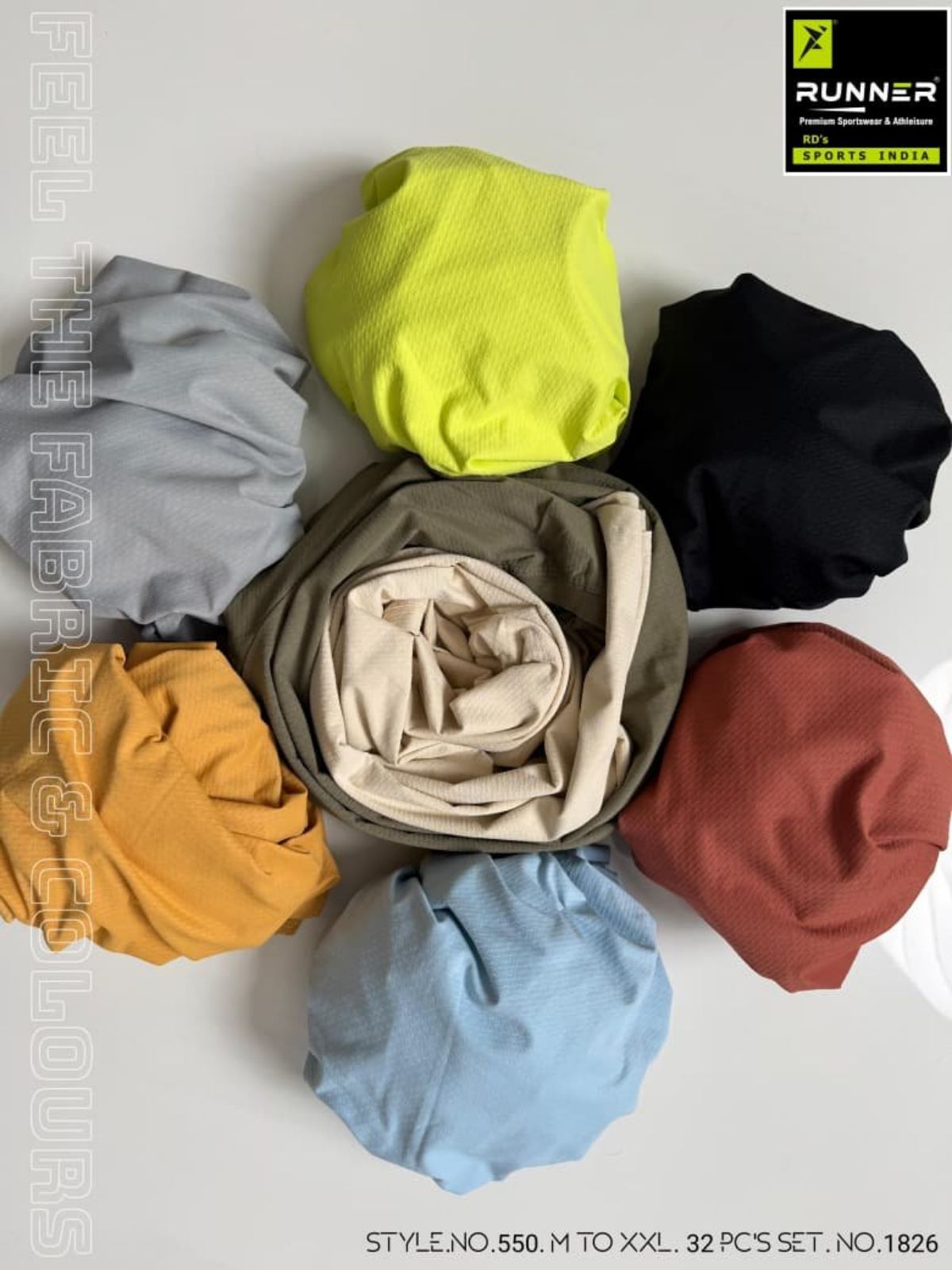 Men's Sportsweae T-shirts Set D No- 550
