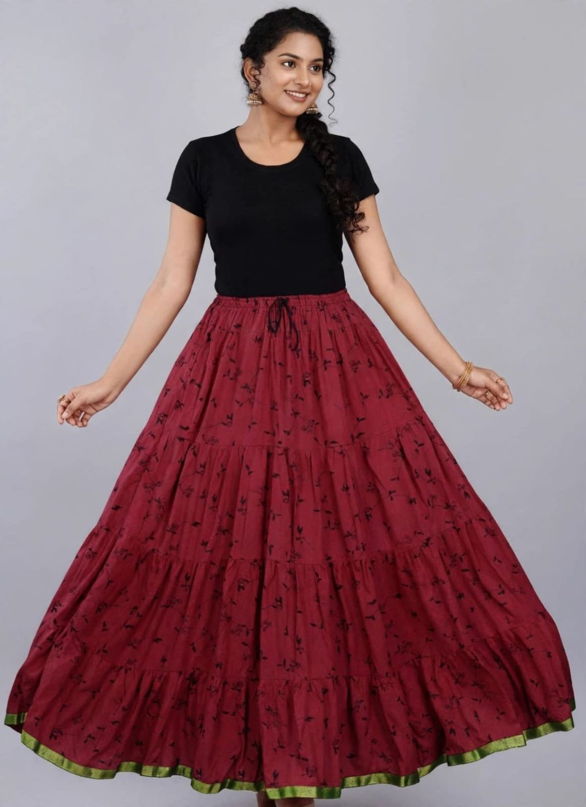 Women's Printed Cotton Skirts