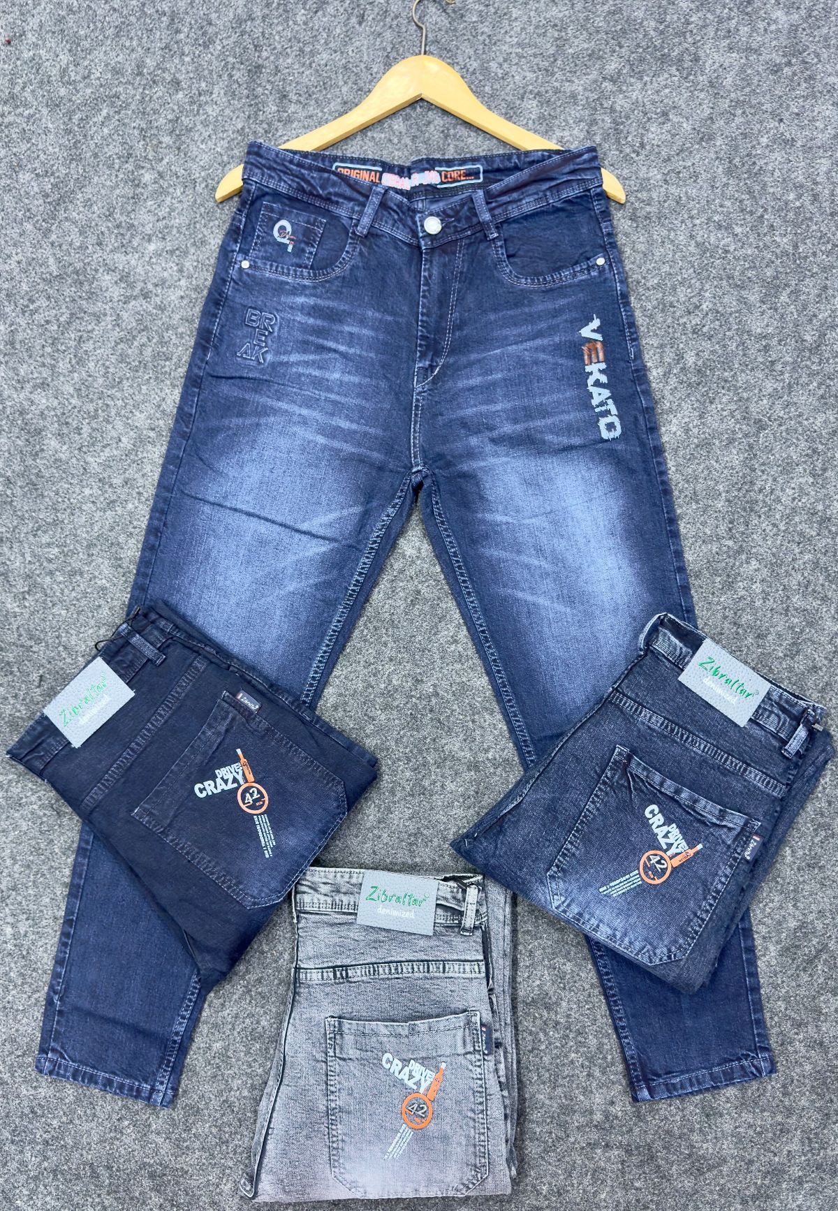 Cortoba Men's 3/1 Momfit Denim Jeans