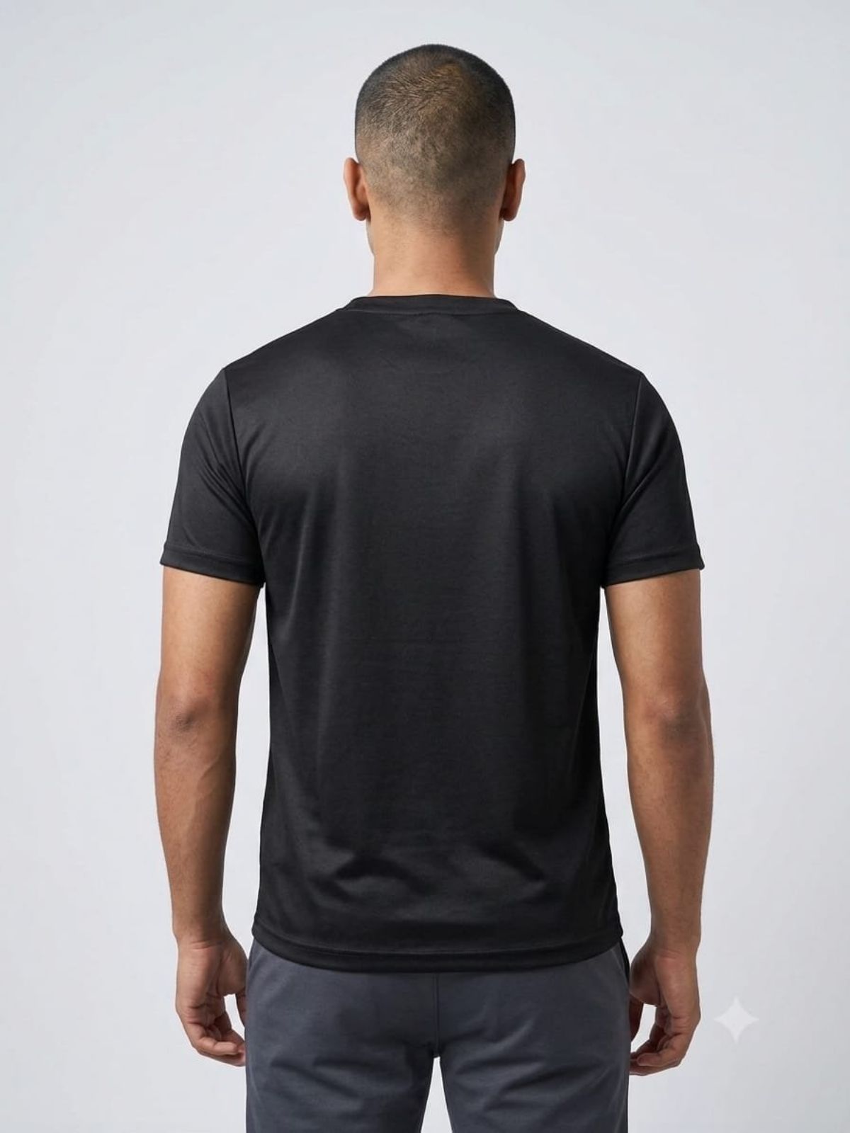 Men's Half Sleeve Black T-shirts