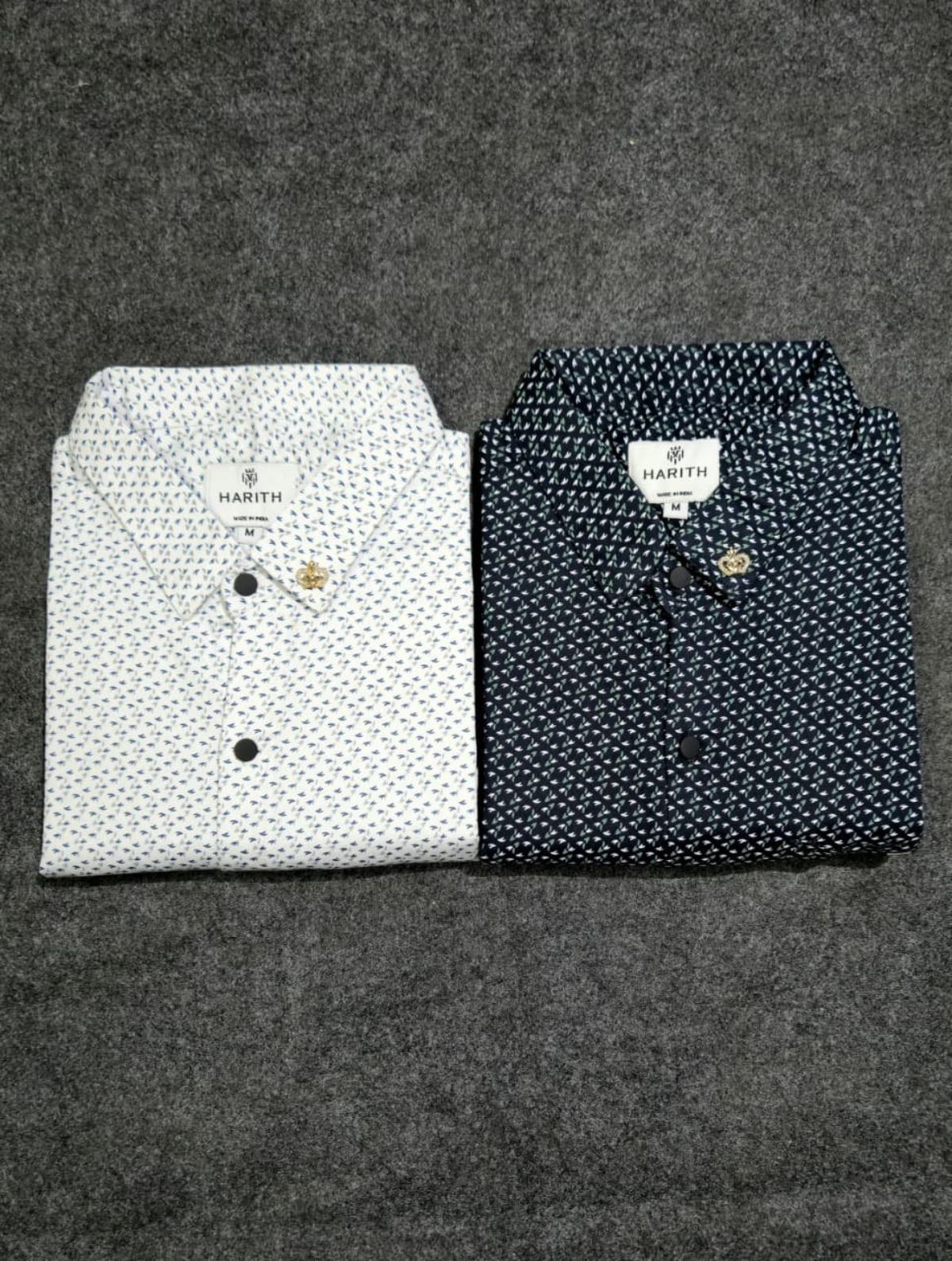 Printed Men's Short Kurta