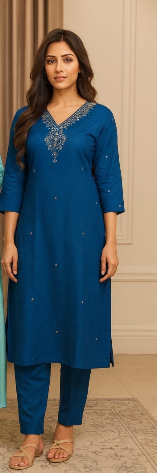 3 piece Roman Elgant Suit With Dupatta