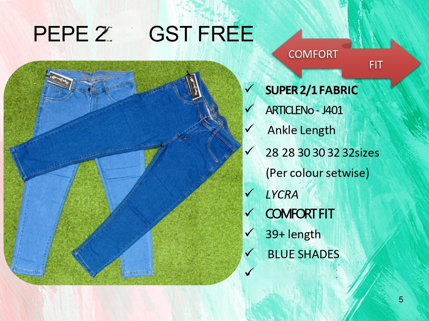 Men's Denim Jeans- PEPE