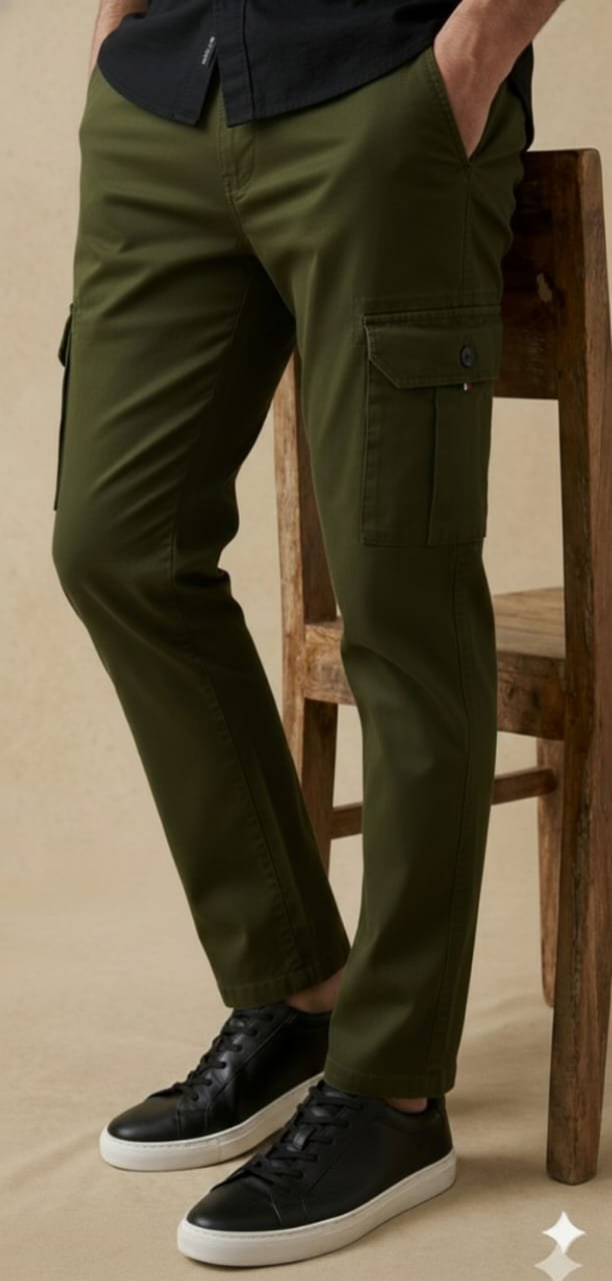 Men's Premium Cargo Twill Lycra Cargo