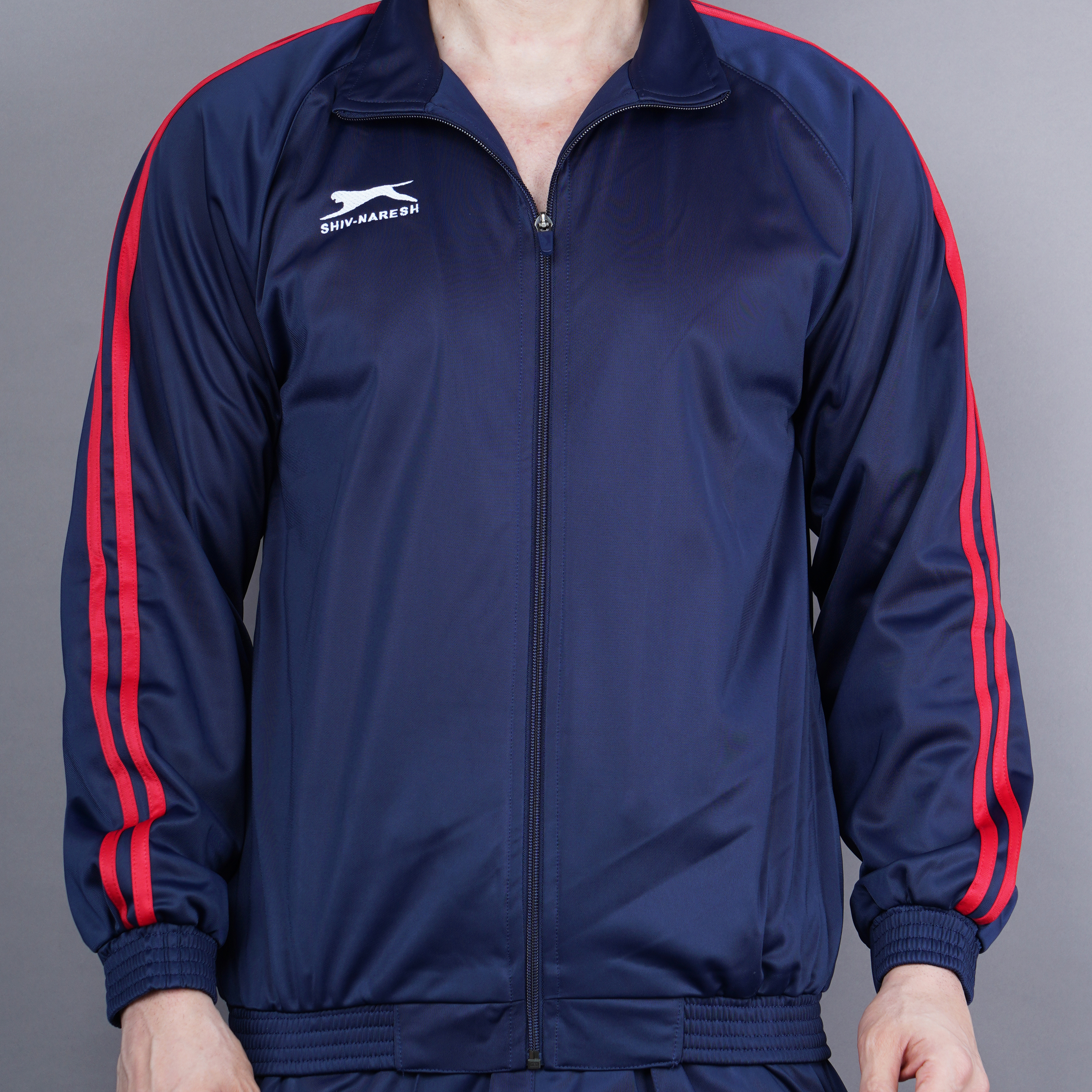Men's Tracksuit  478-TP-Navy/Red-L