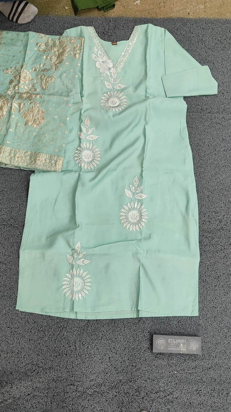 3 piece Roman Elgant Embroidery Suit