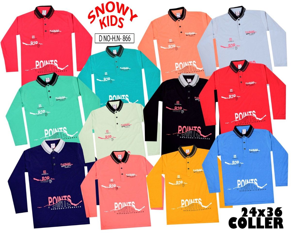 Kids Full Sleeve T-shirts - HN 866