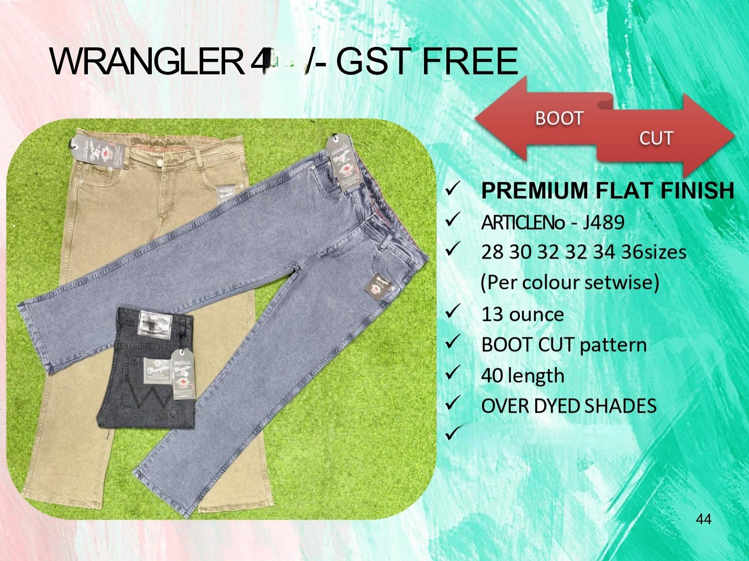 Men's Denim Jeans- WRANGLER