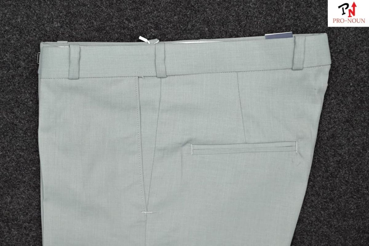 Pro-Noun Men's Formal Trouser Pants With Adjustable belt D No- Signature 241-6 (30-36)-Pista