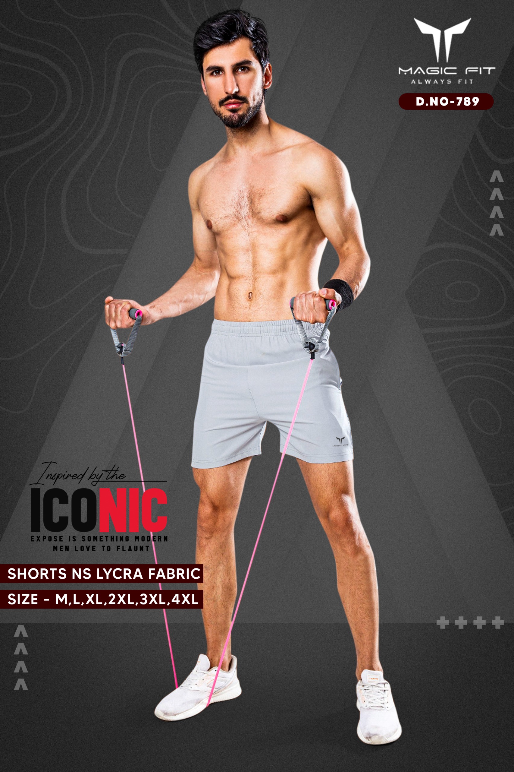 Mens Fourway Shorts By Magic fit
