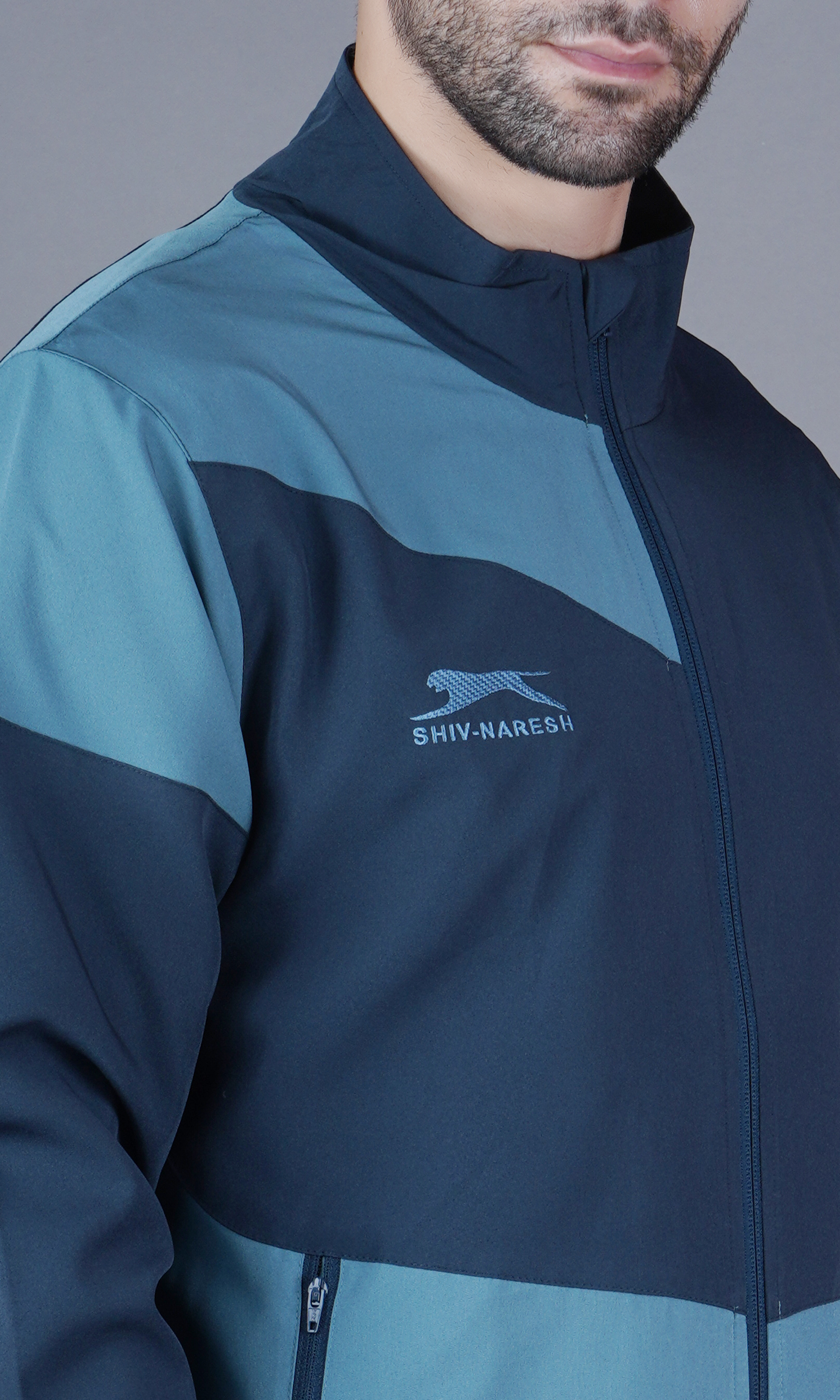 Men's Tracksuit  SNTSW108M-Air Force/Light Blue-M