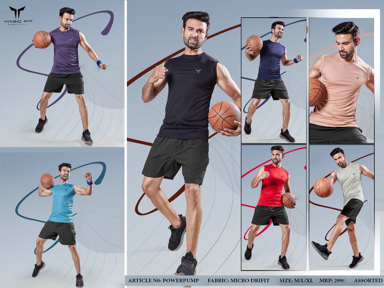 Mens Sleeveless Round Neck Tshirt