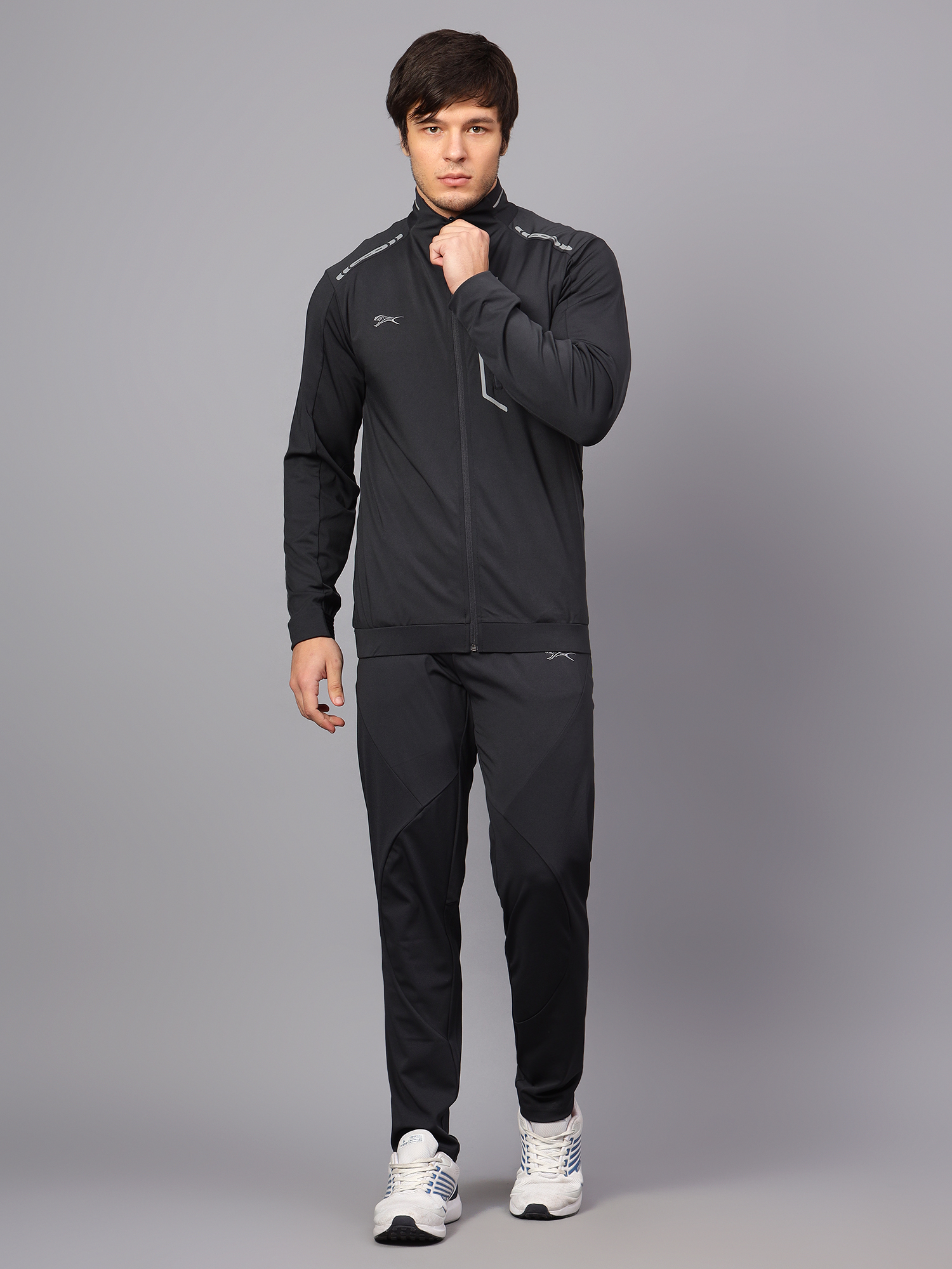 Men's Tracksuit  SNTSW110M-Charcoal Grey-XXL