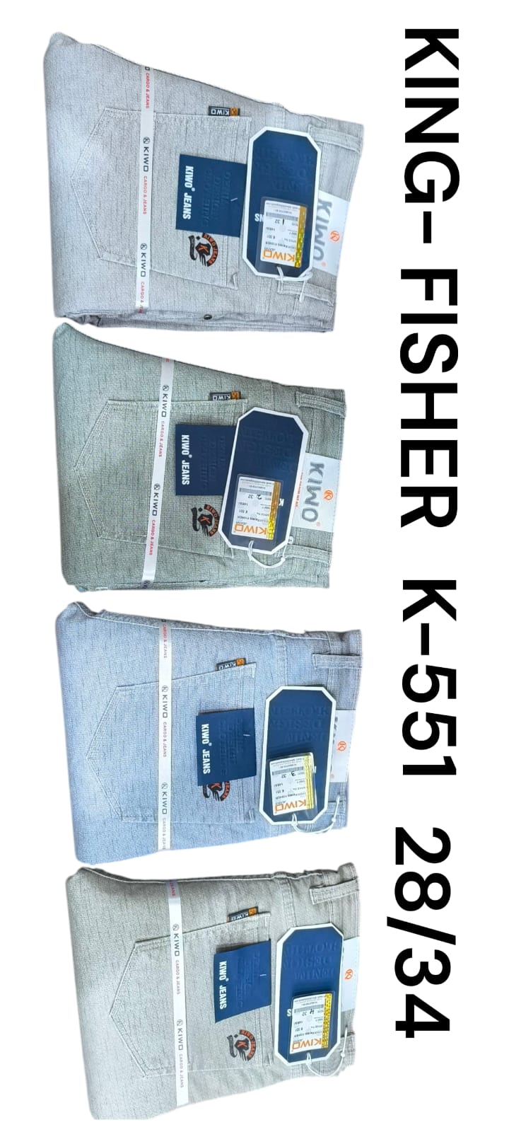 Kivo Jeans- King-Fisher K-551