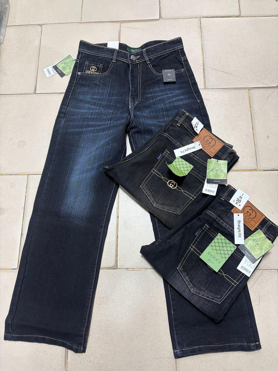 Men's OD slub Jeans  Straight fit