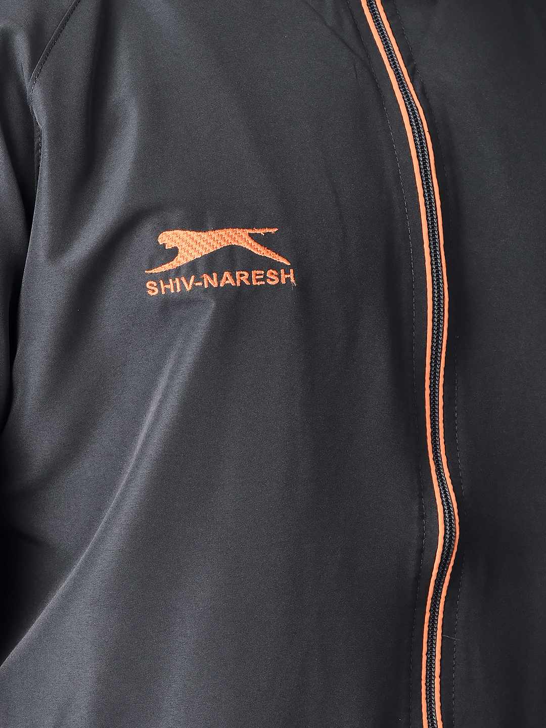 Men's Tracksuit  478A-Dark Grey/Orange-XL-TZ