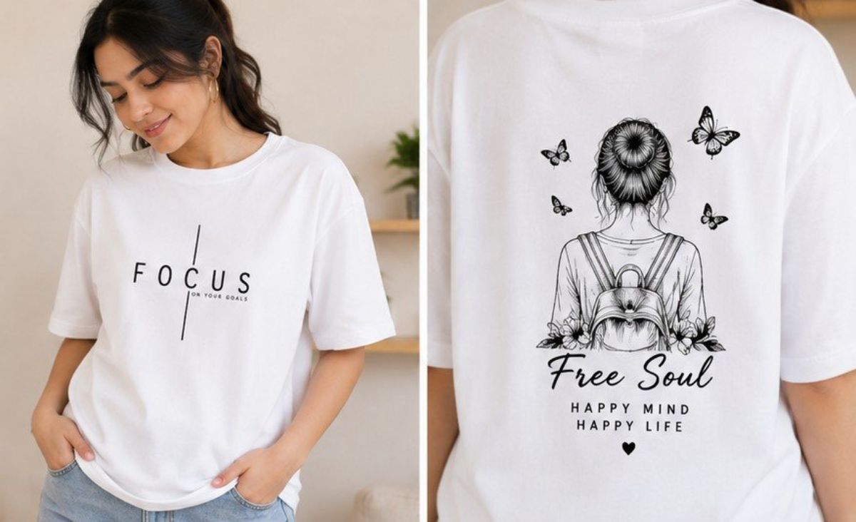 Cotton Blend Printed Unisex T-Shirts