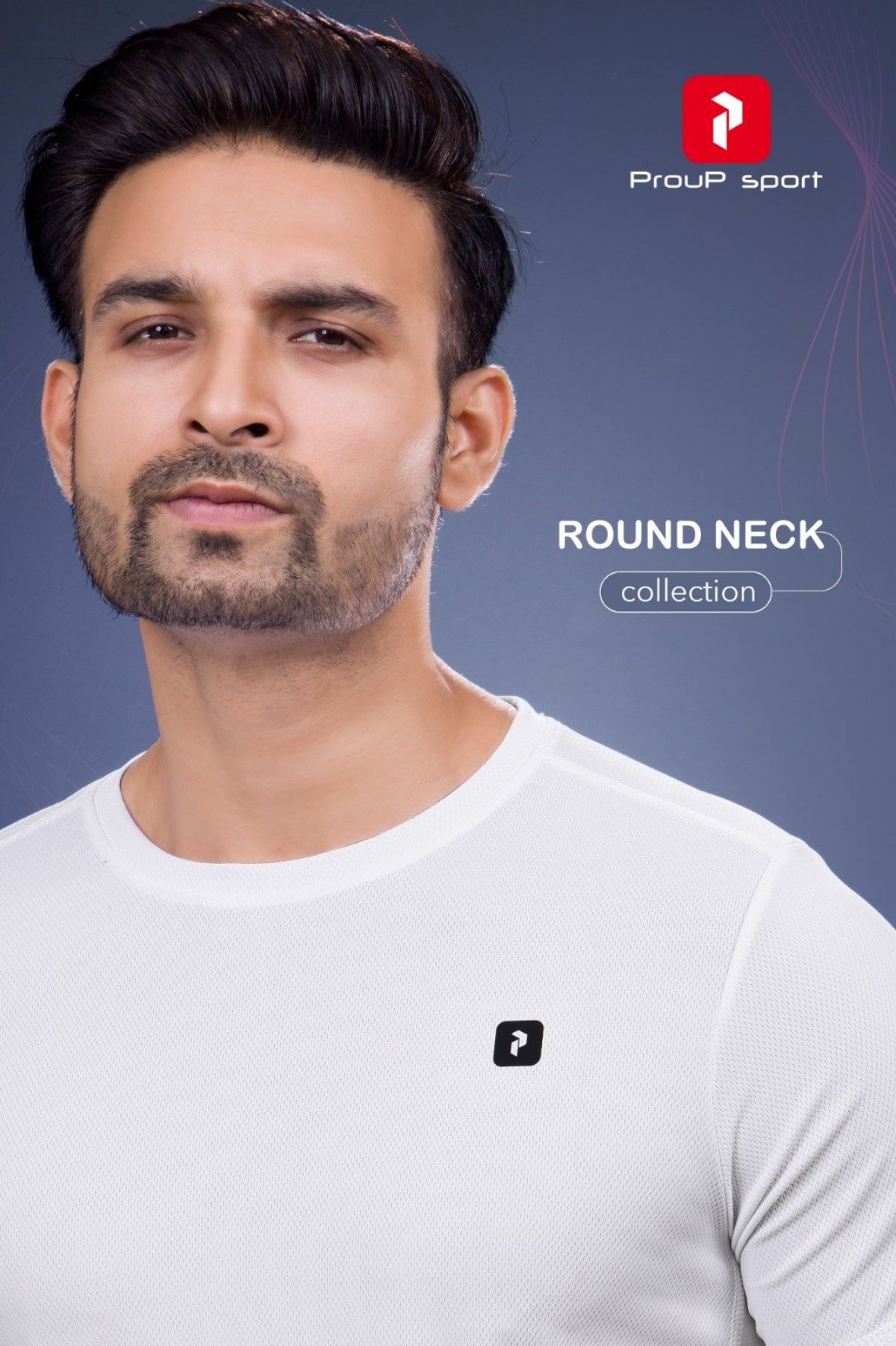 Men's Plain Round Neck Half Sleeves T-shirts D No- QR-9