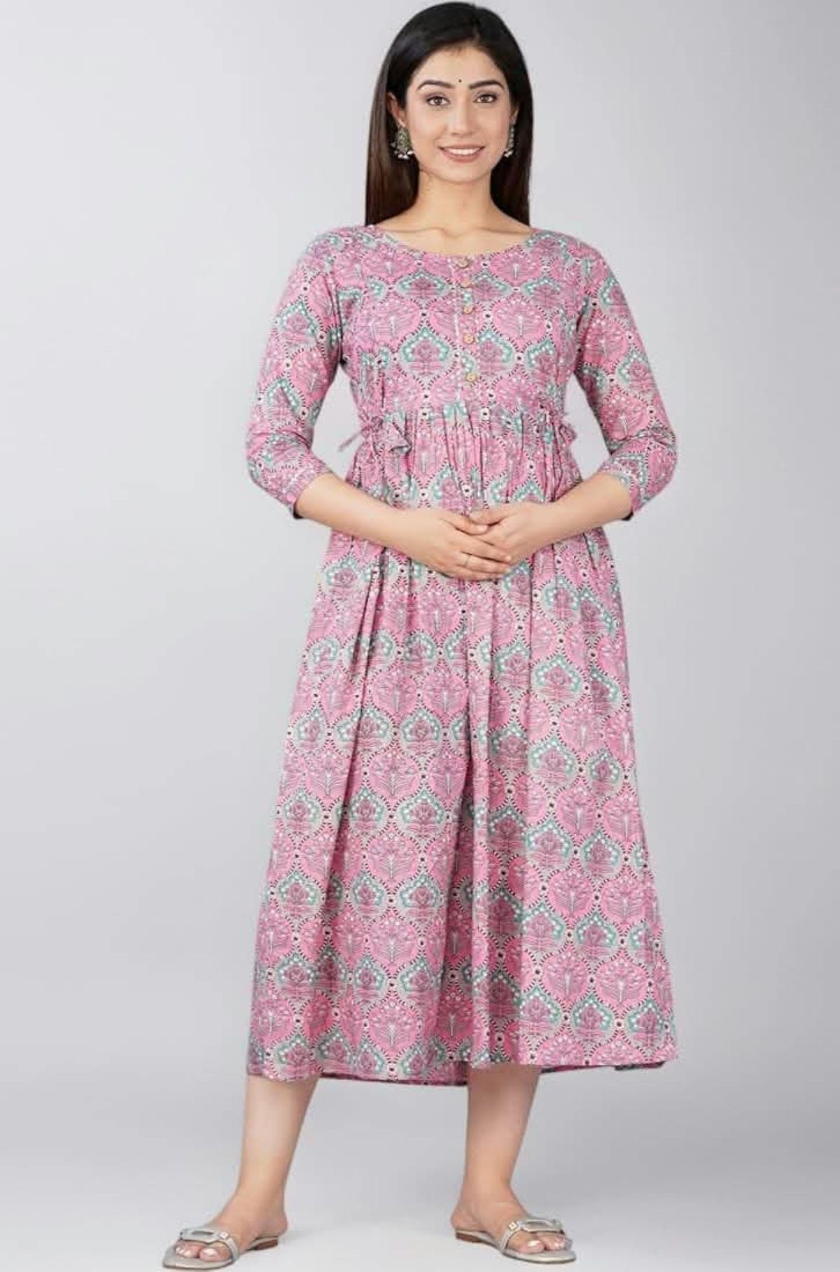 Women's Rayon Printed Gown