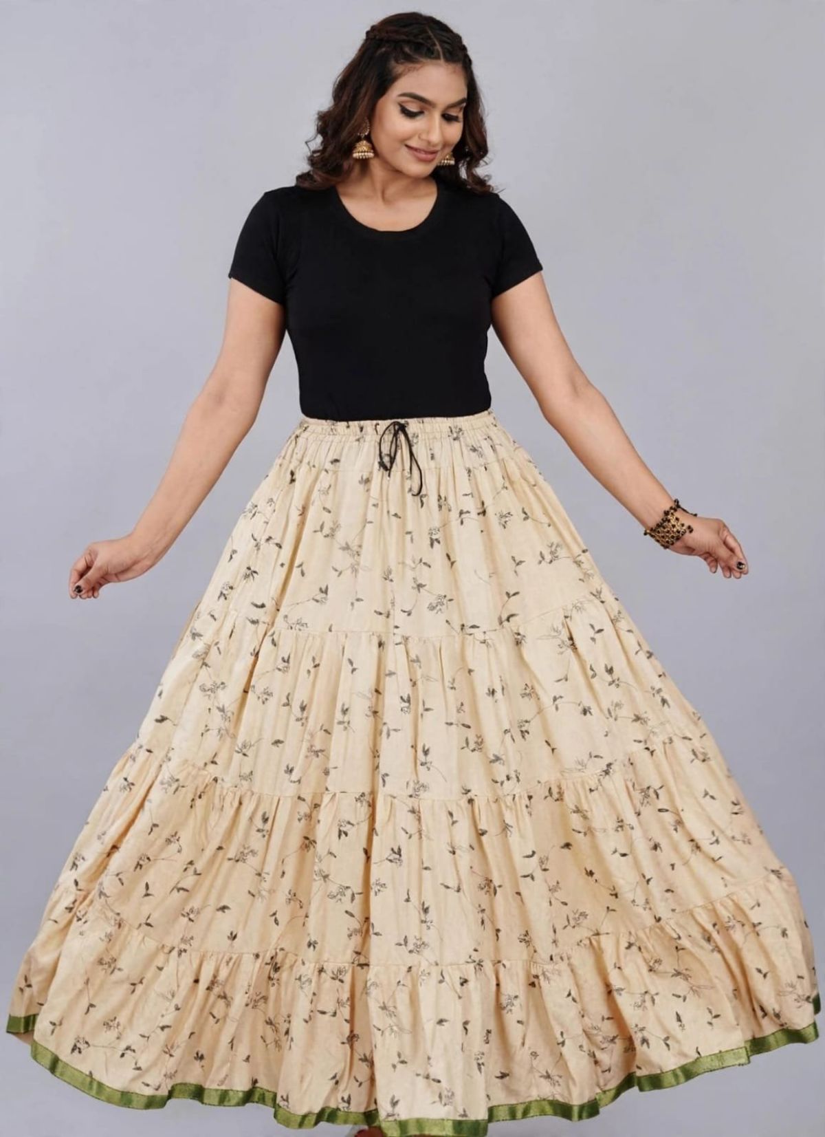 Women's Printed Cotton Skirts