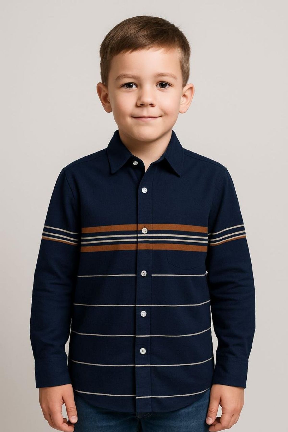 Kids Cotton Denim Shirts